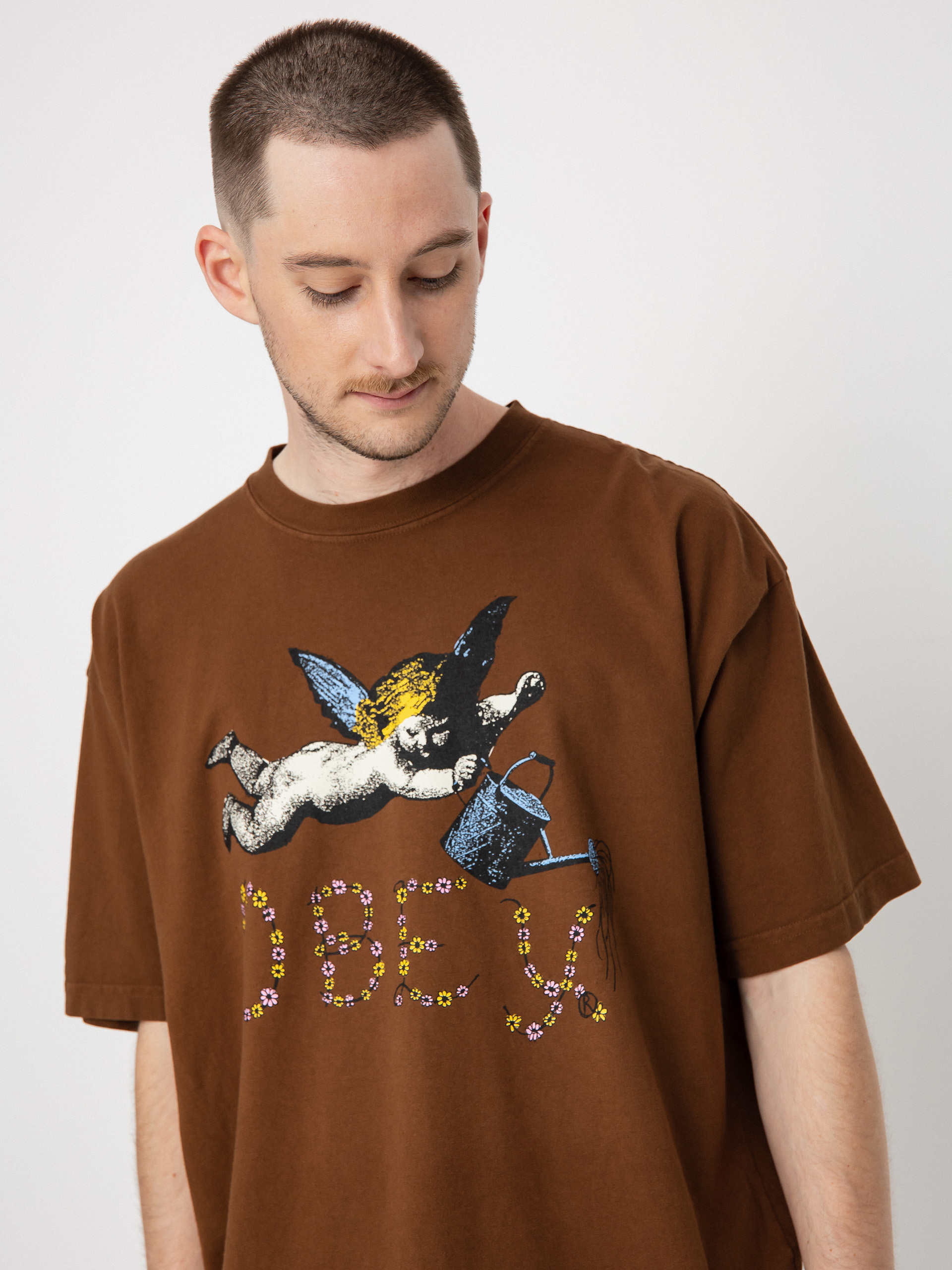 OBEY Flower Angel T-shirt (silt)