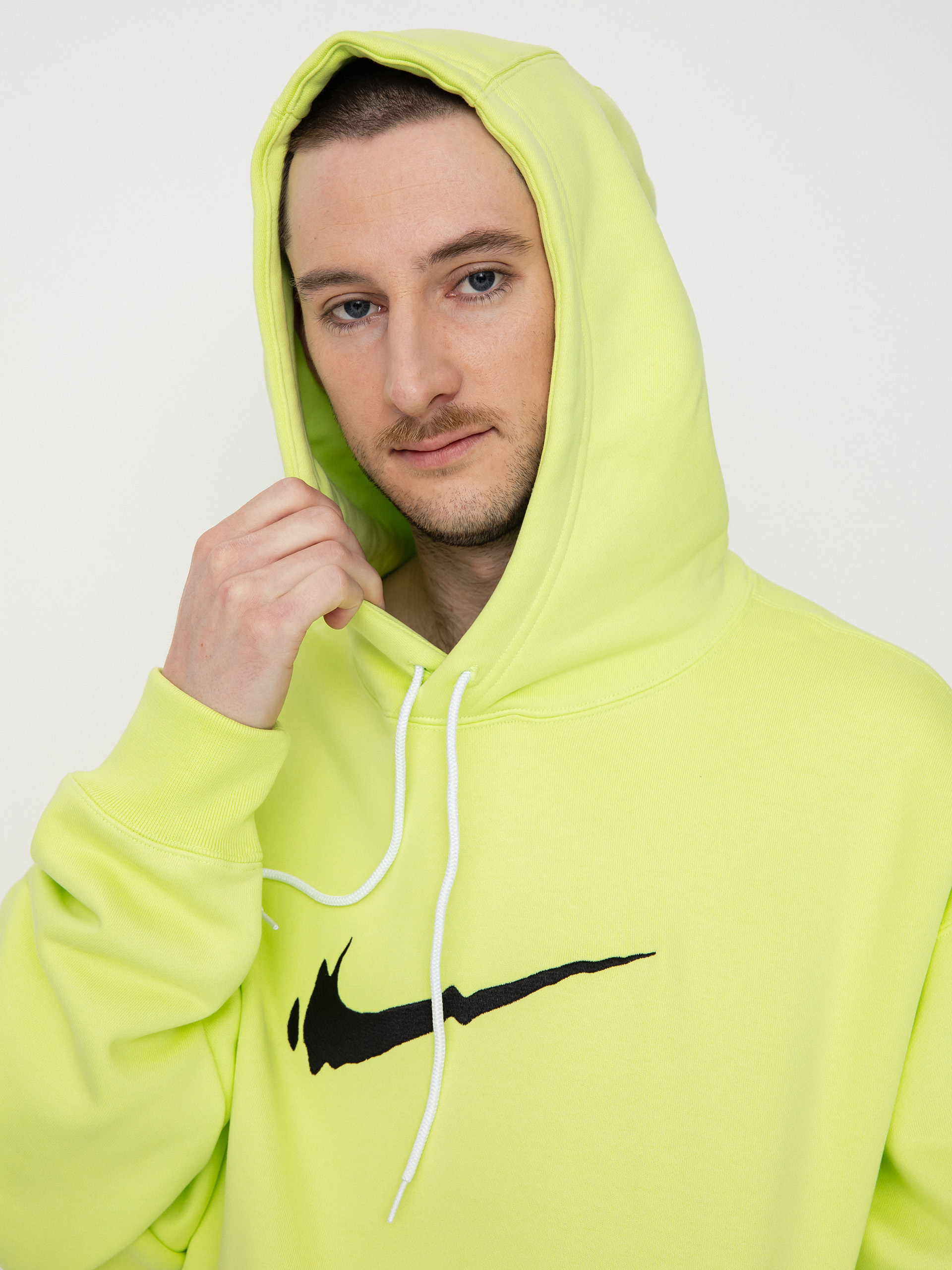 Nike SB Copyshop Swoosh HD Hoodie yellow lt lemon twist