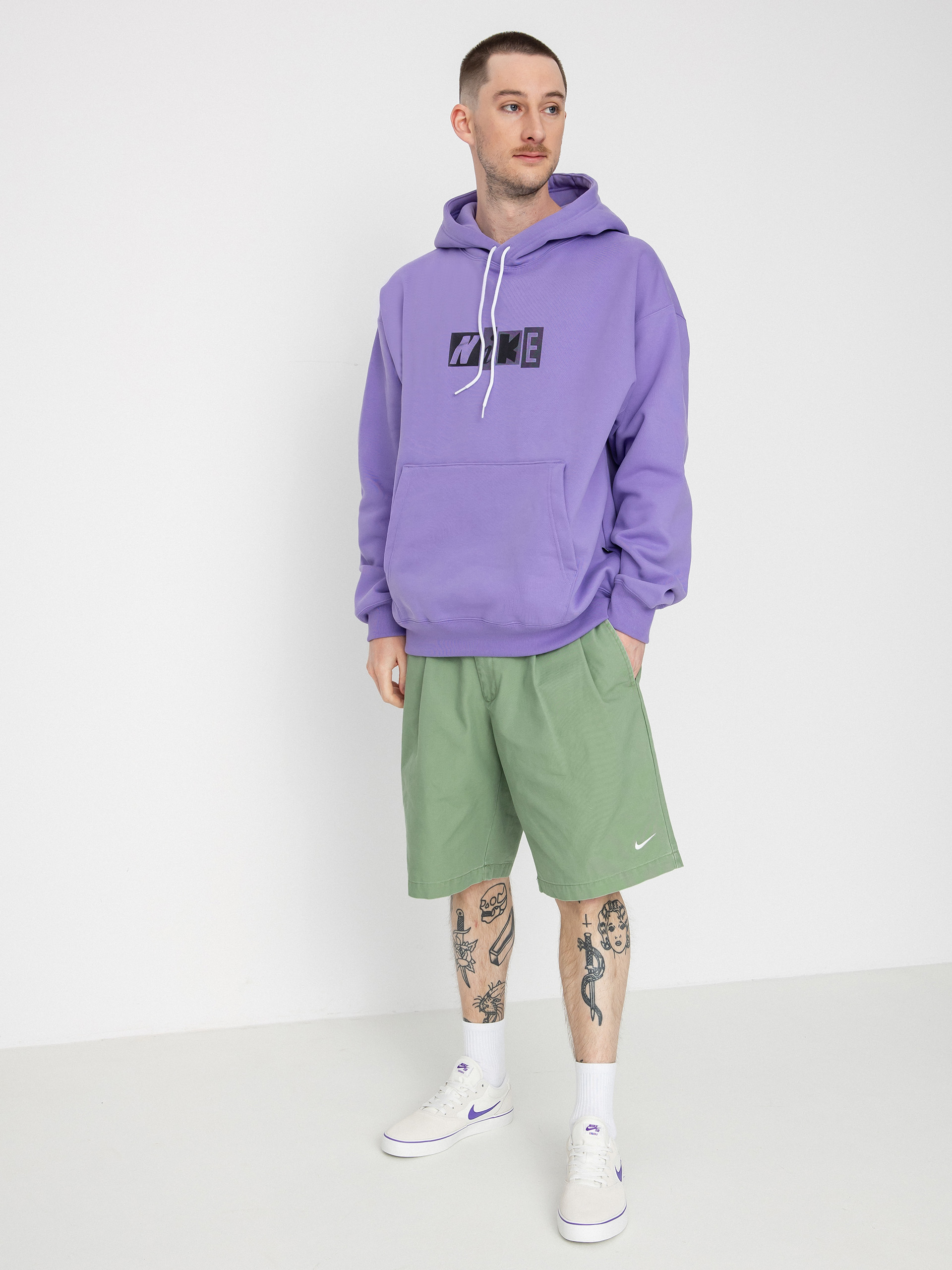 Nike SB Copyshop Letters HD Hoodie (space purple)