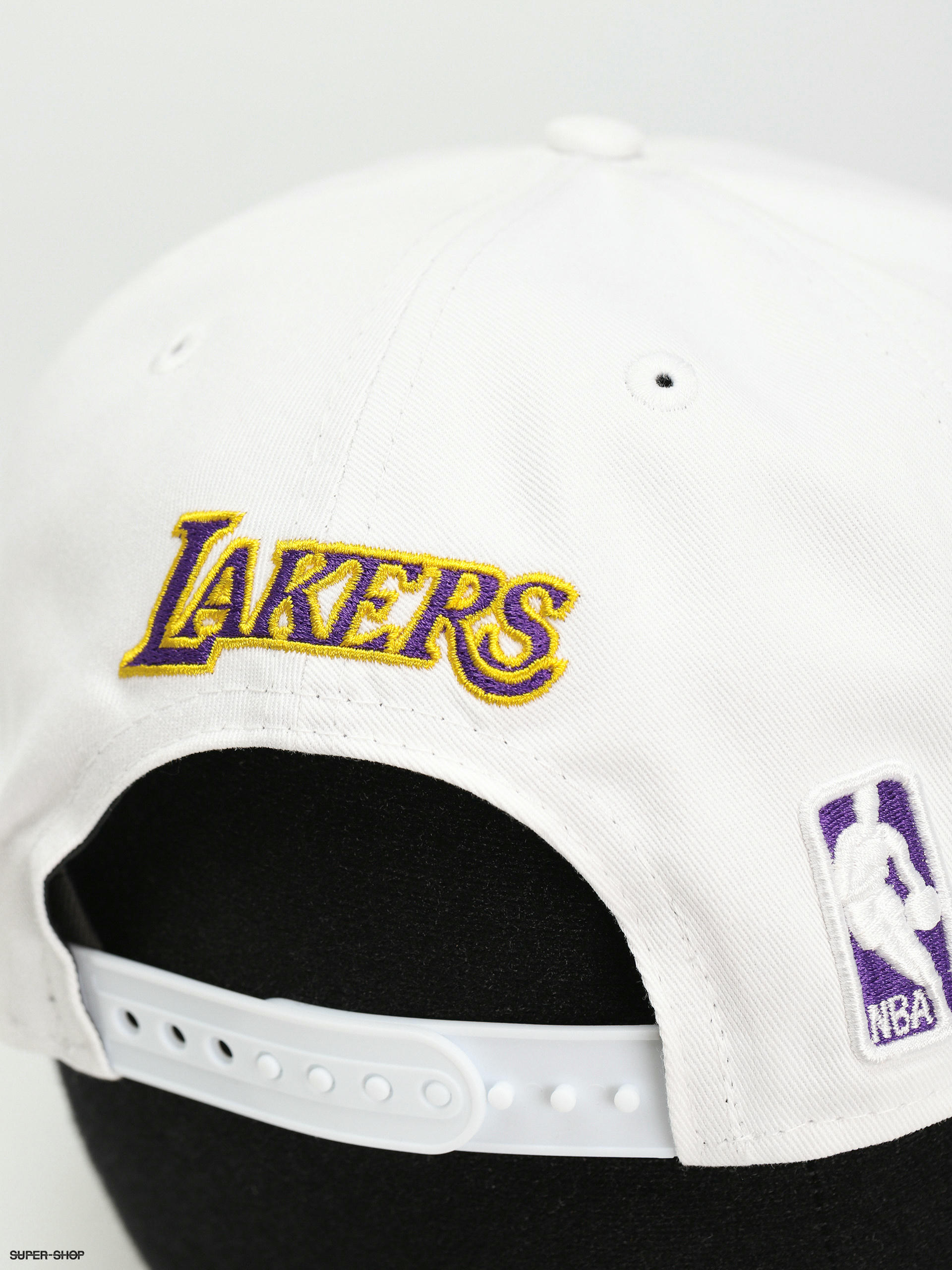 New Era White Crown Team 9Fifty Los Angeles Lakers Cap (white/purple)