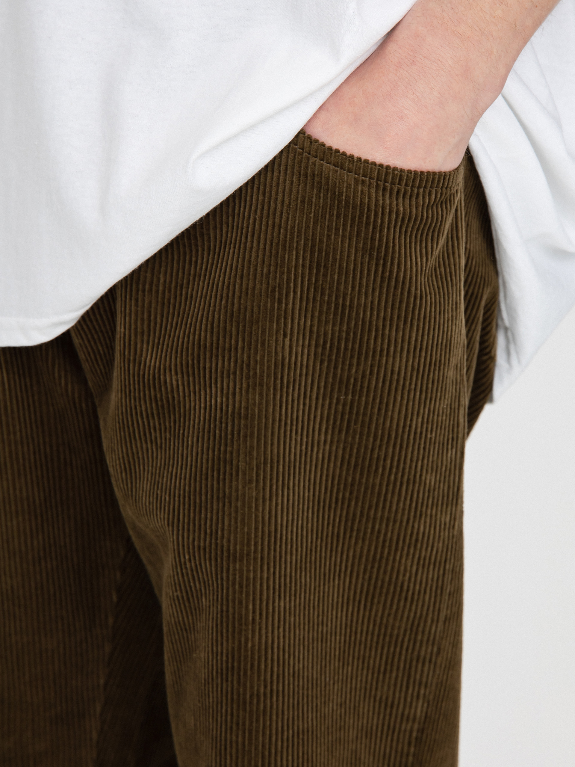 Malita Cord Log Elastic Pants (olive)