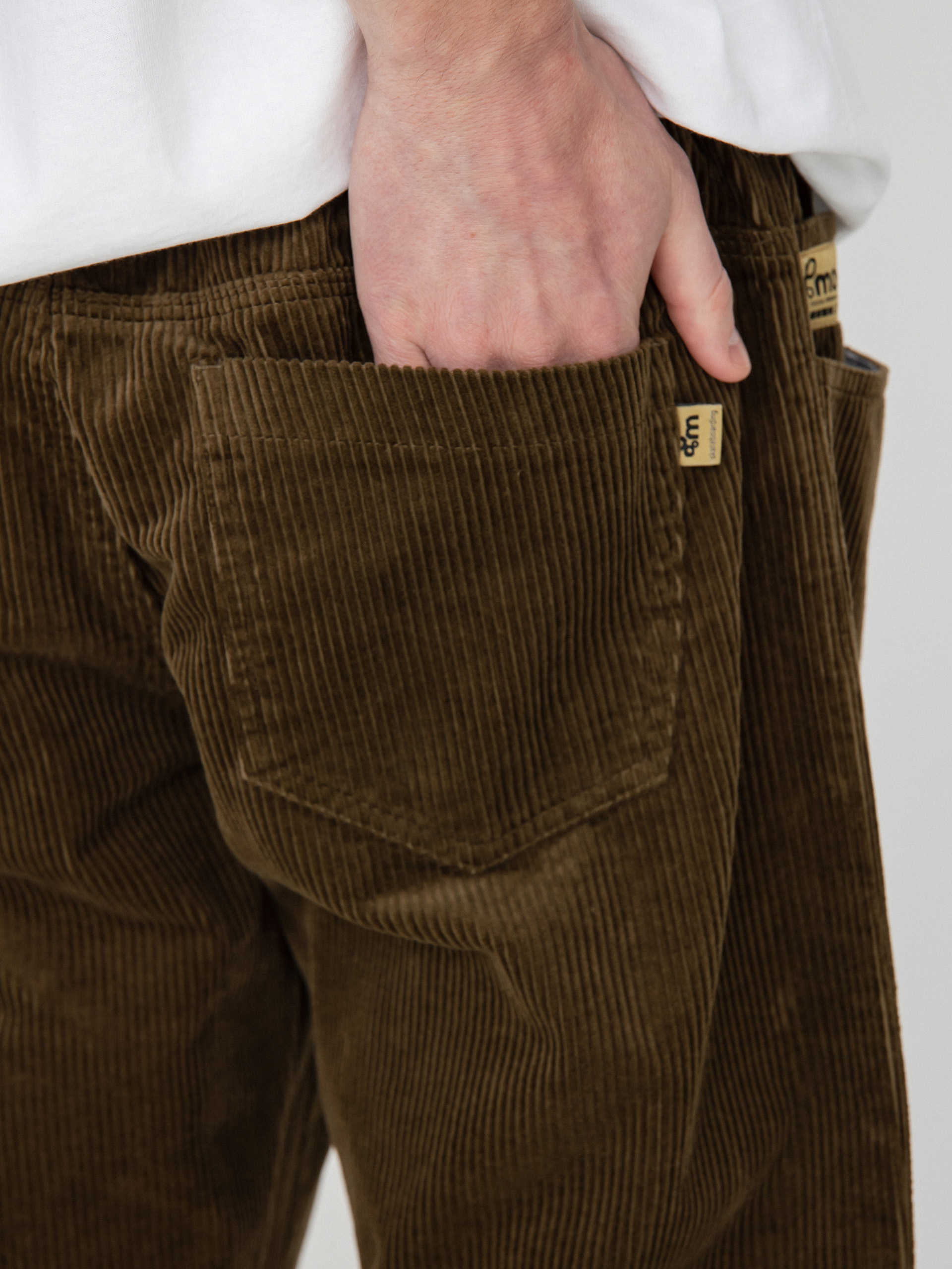 Malita Cord Log Elastic Pants (olive)