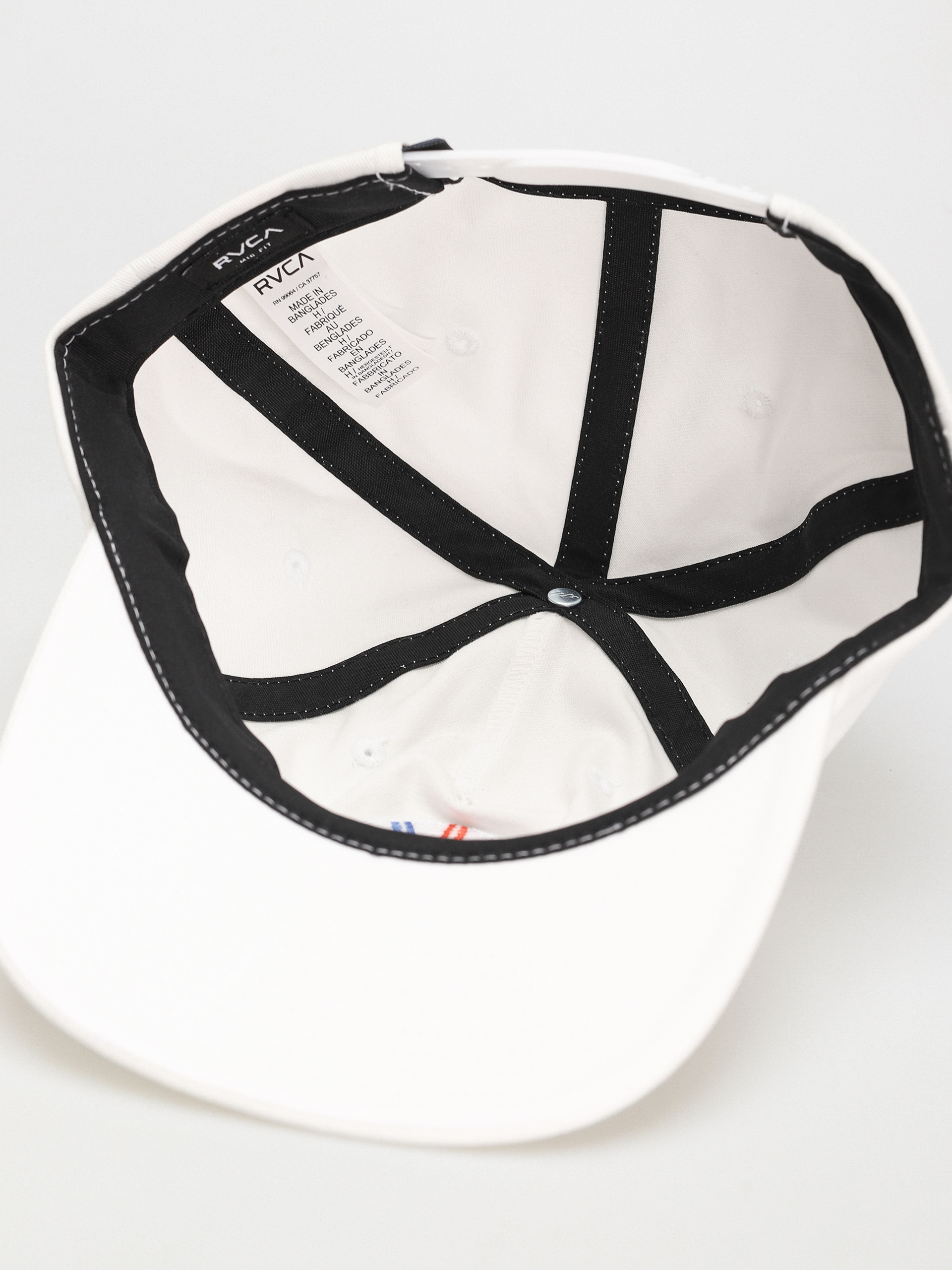 RVCA Jesse Brown Asterisk Snapback Cap (white)