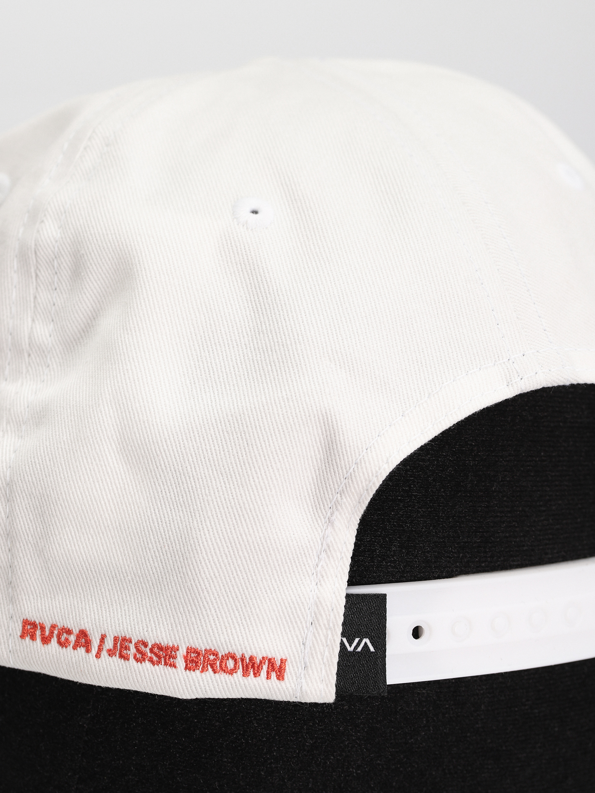 RVCA Jesse Brown Asterisk Snapback Cap (white)