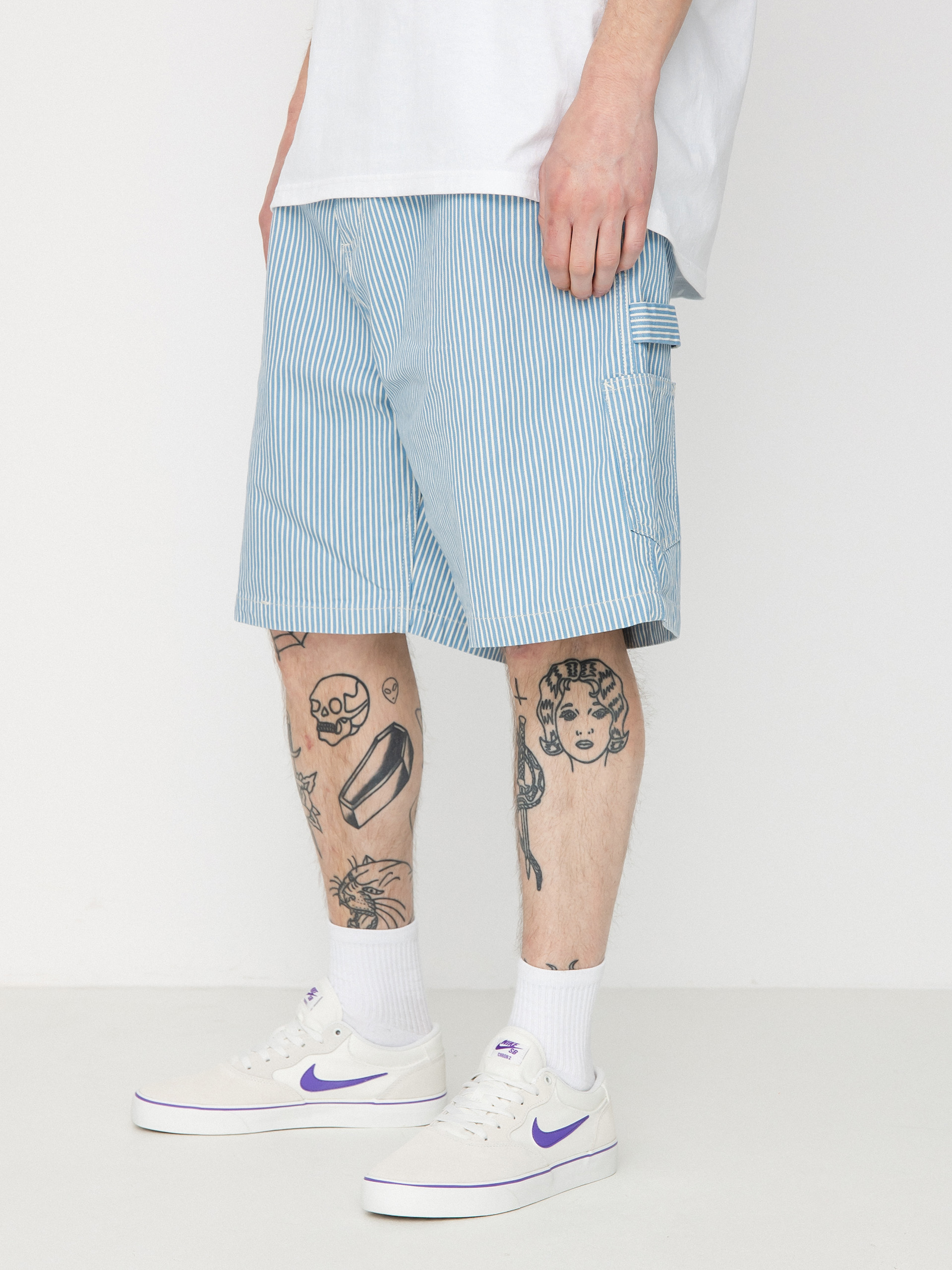 Carhartt WIP Terrell SK Shorts - blue (bleach/wax)