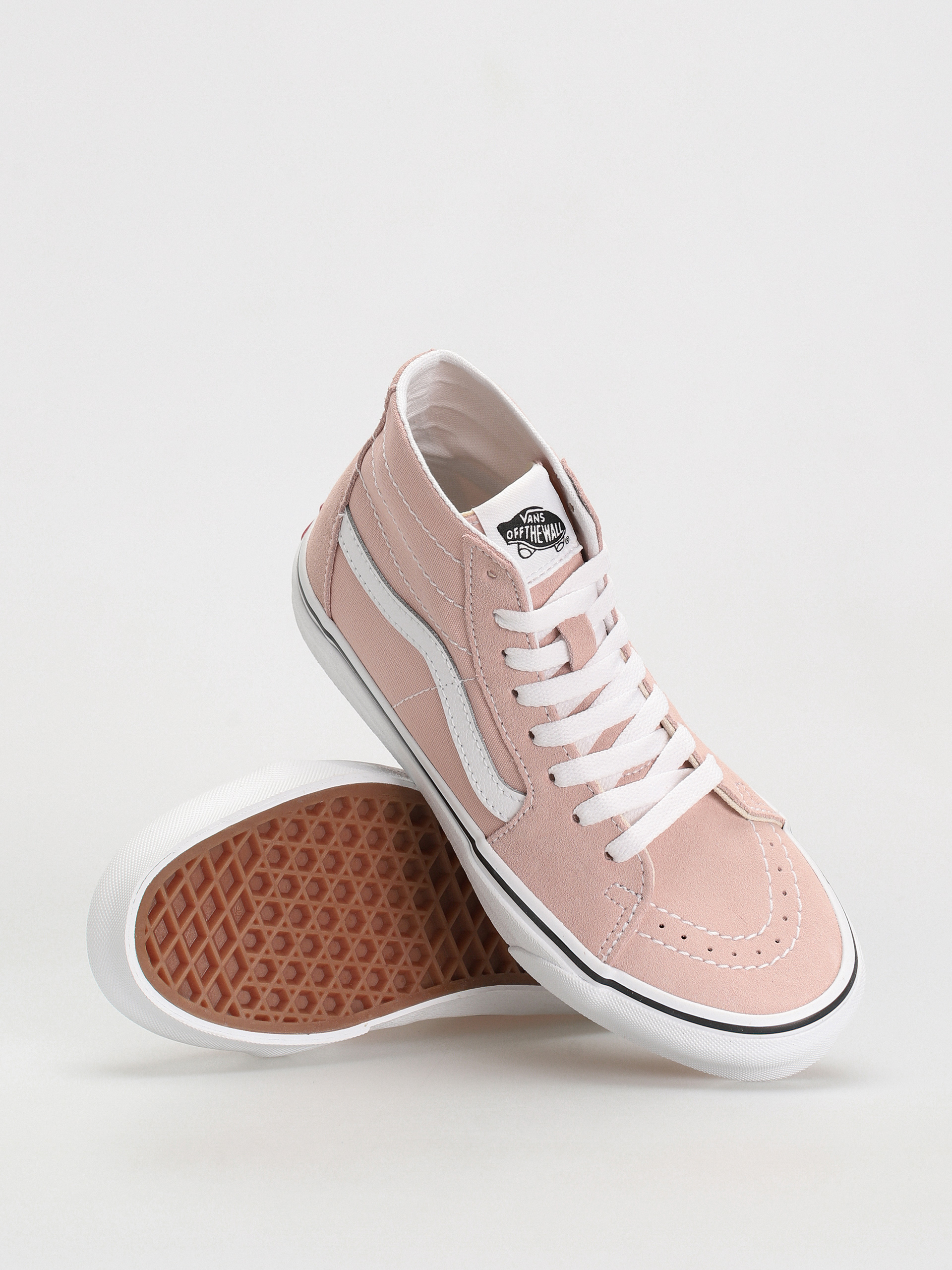 Vans Sk8 Hi Tapered Shoes (color theory rose smoke)