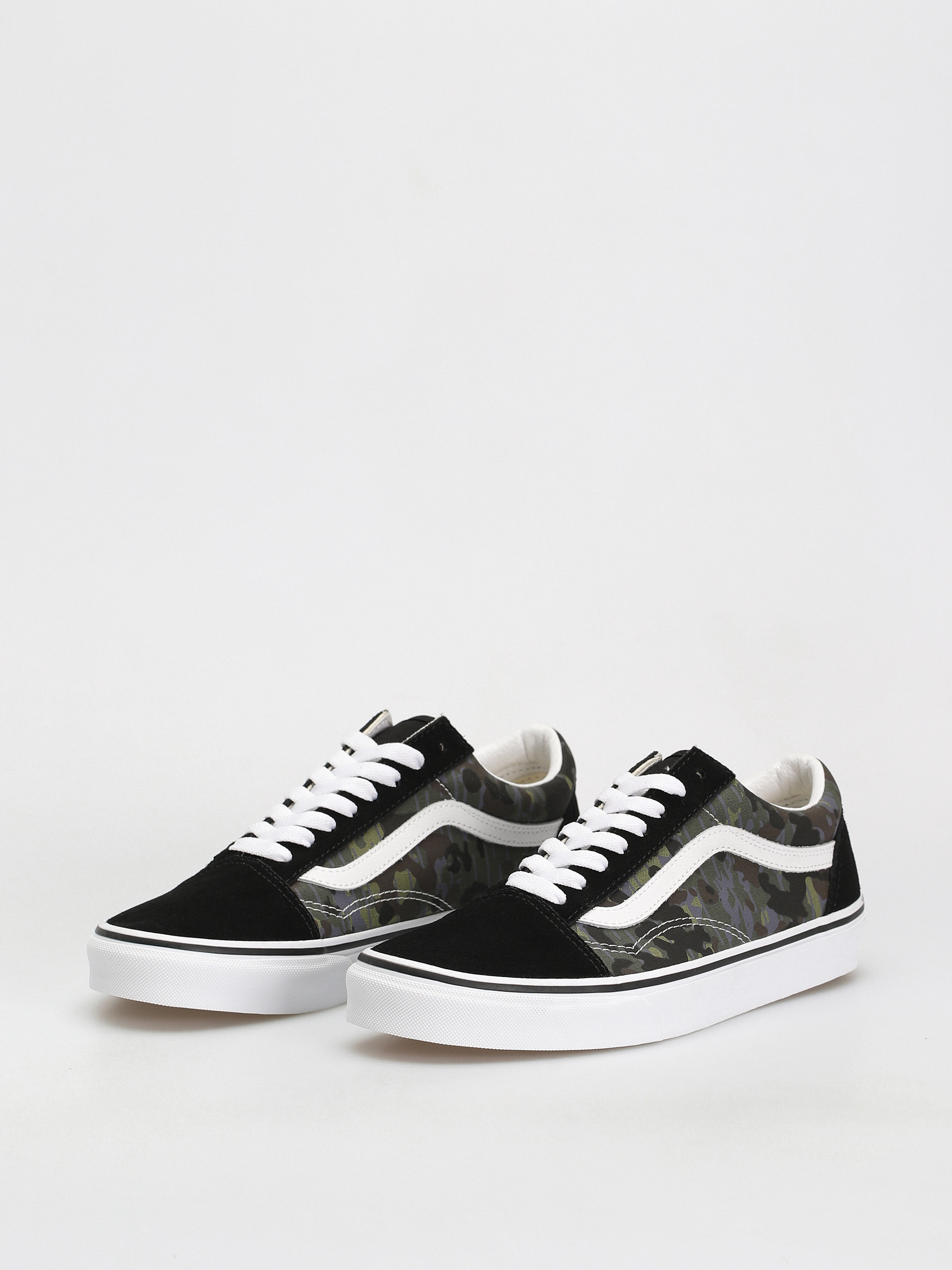 Vans Old Skool Shoes (rain camo green/multi)