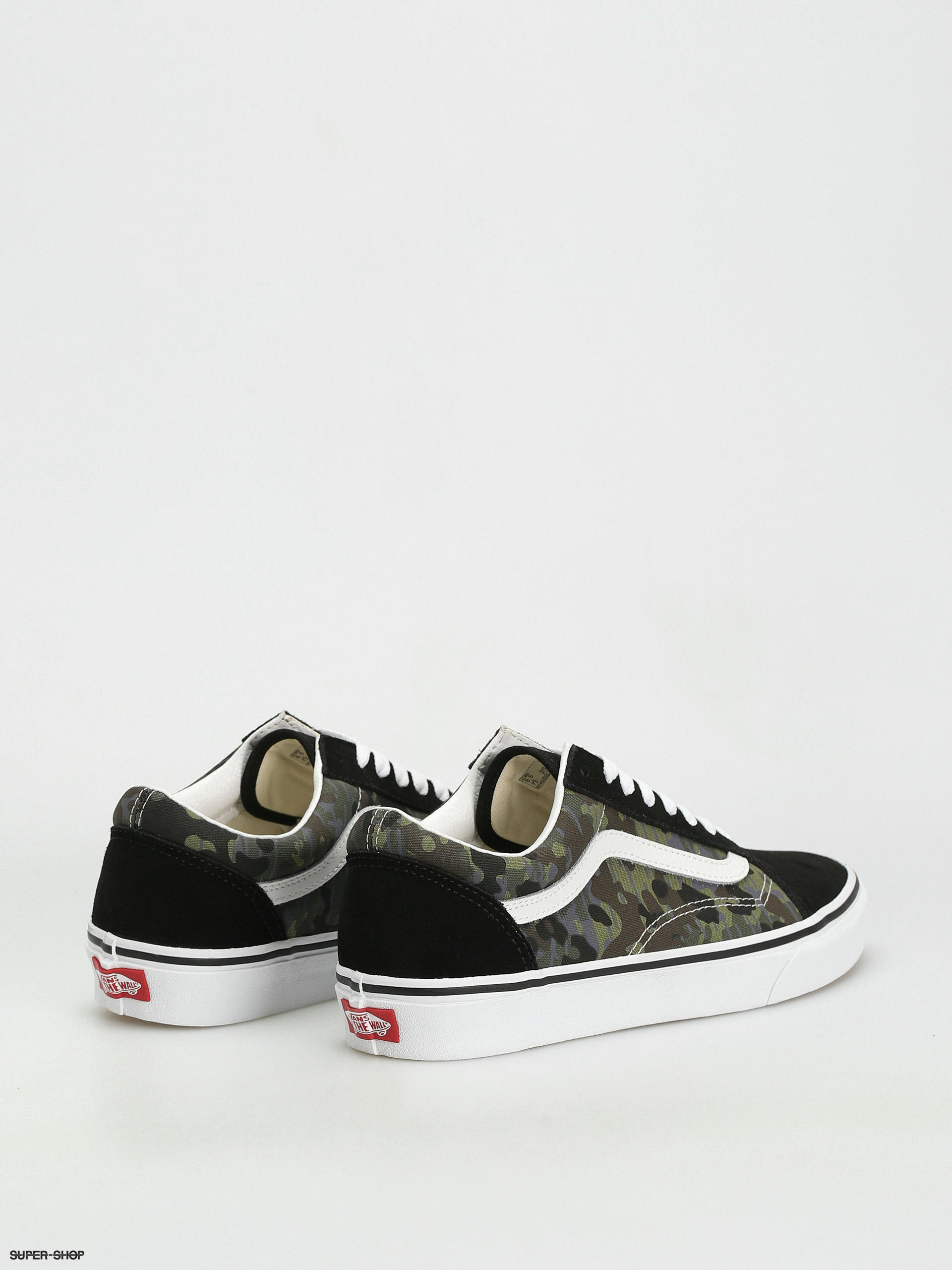 Woodland camo old hot sale skool vans