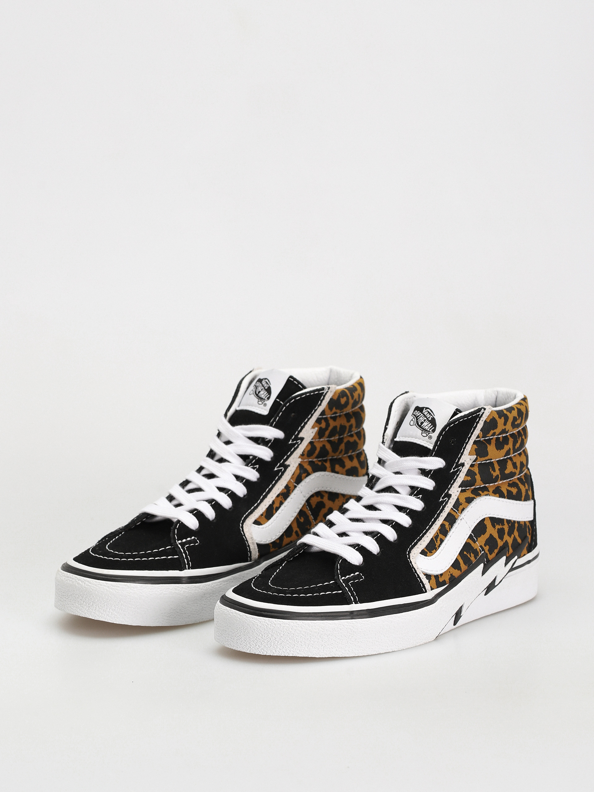 Vans Sk8 Hi Bolt Shoes (leopard black/true white)