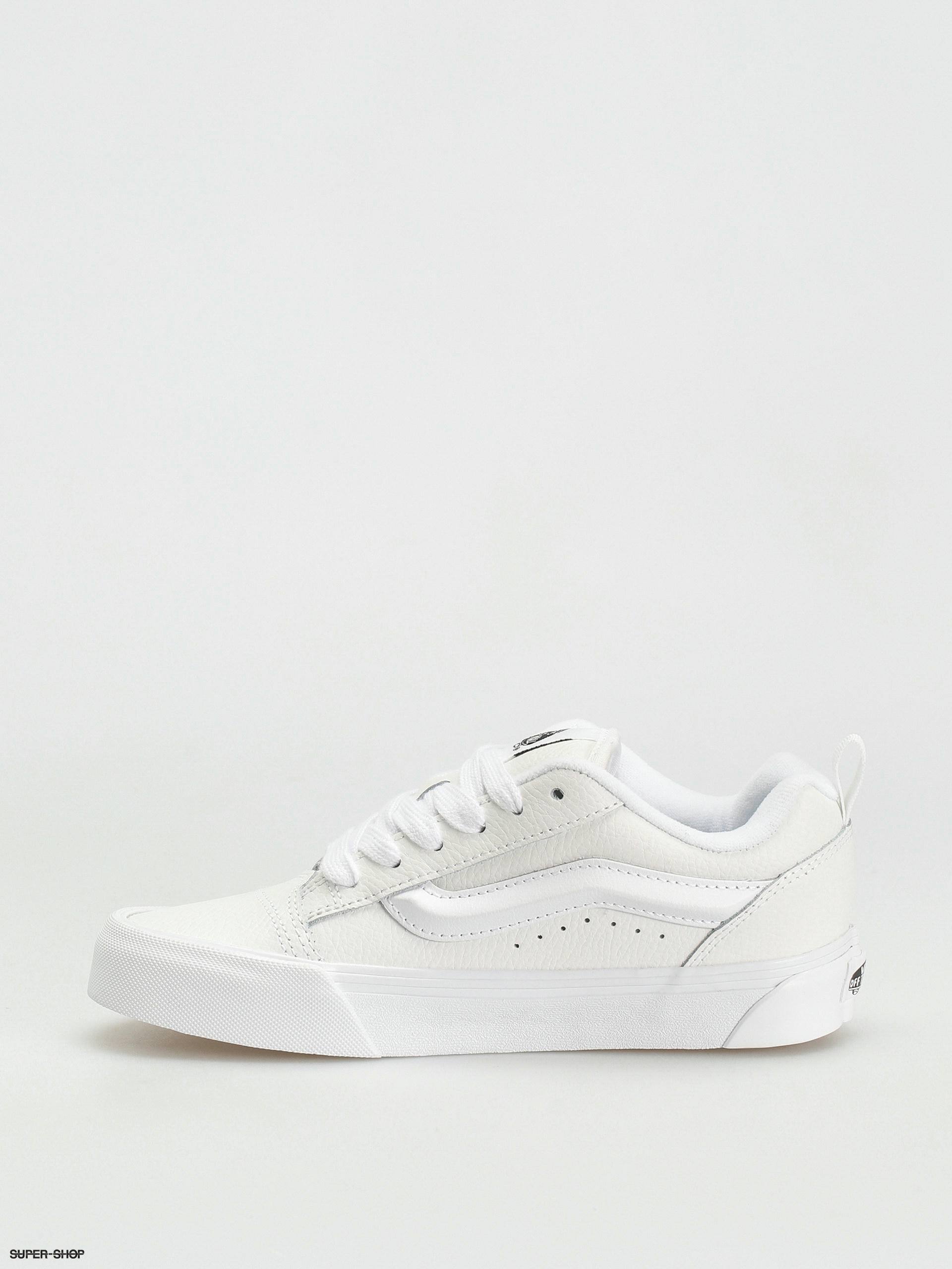 Vans Knu Skool Shoes (leather true white)
