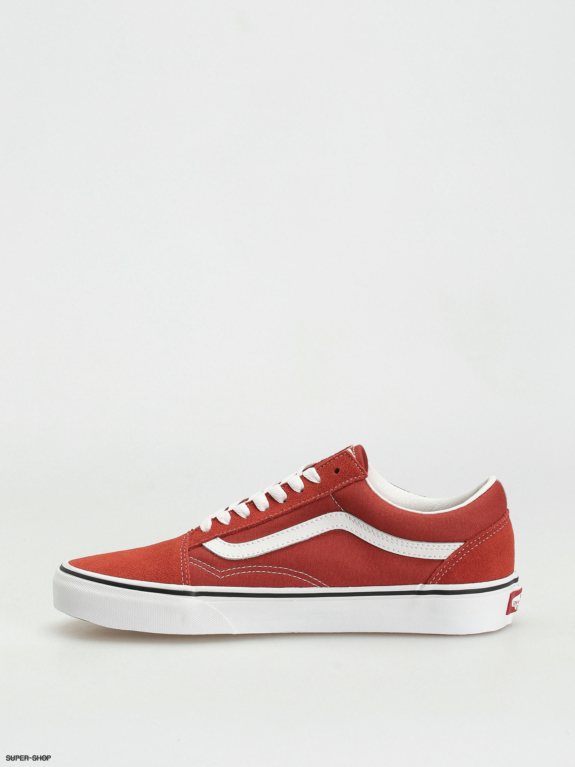 Vans old shop skool red color