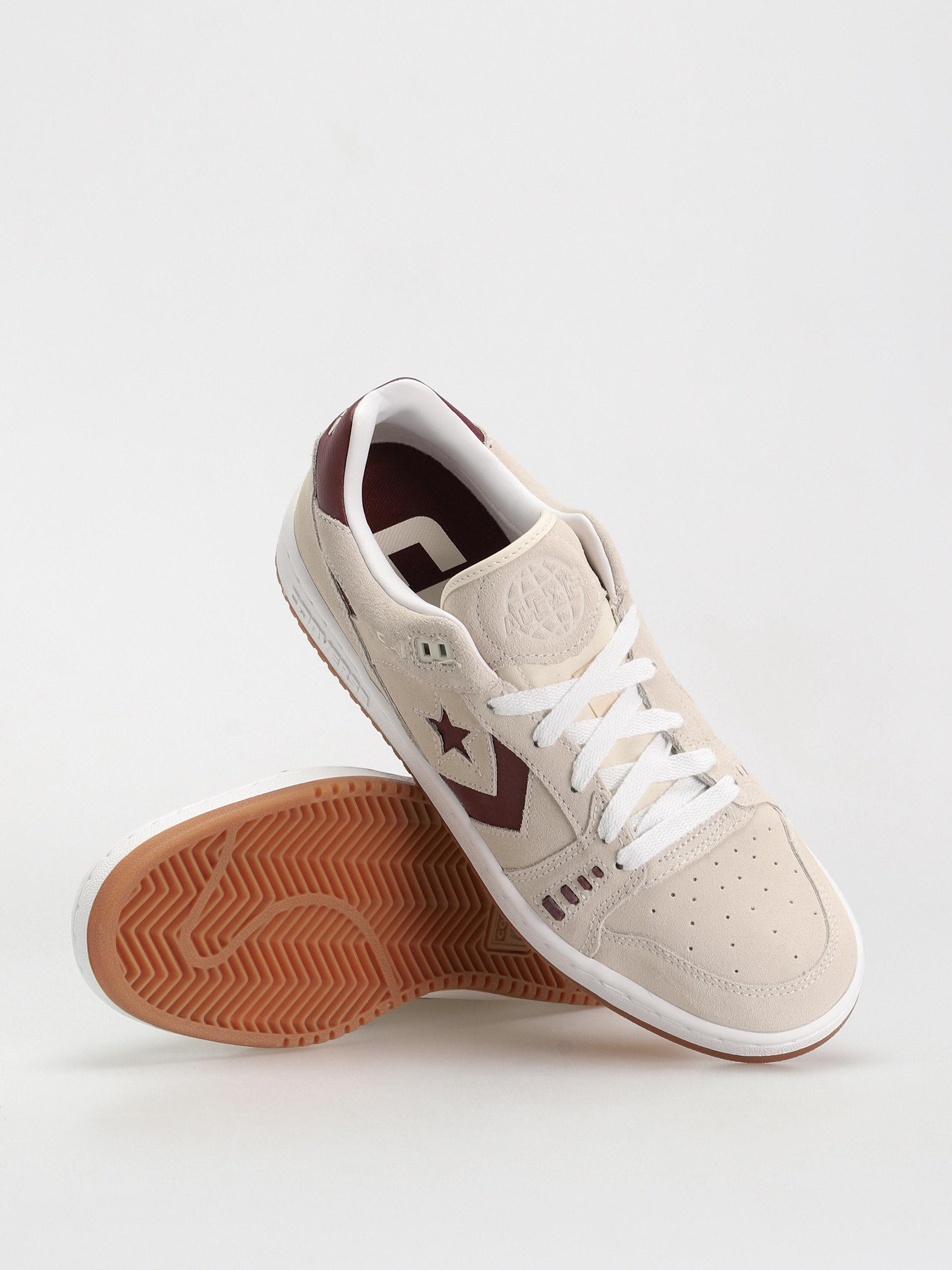 Converse AS 1 Pro Ox Shoes (egret/dark burgundy/gum)