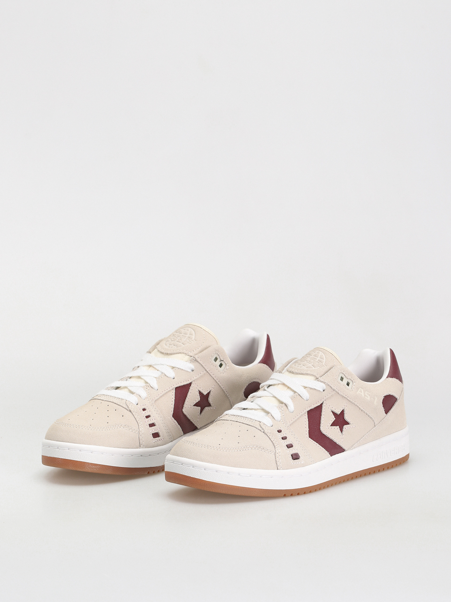 Converse AS 1 Pro Ox Shoes (egret/dark burgundy/gum)