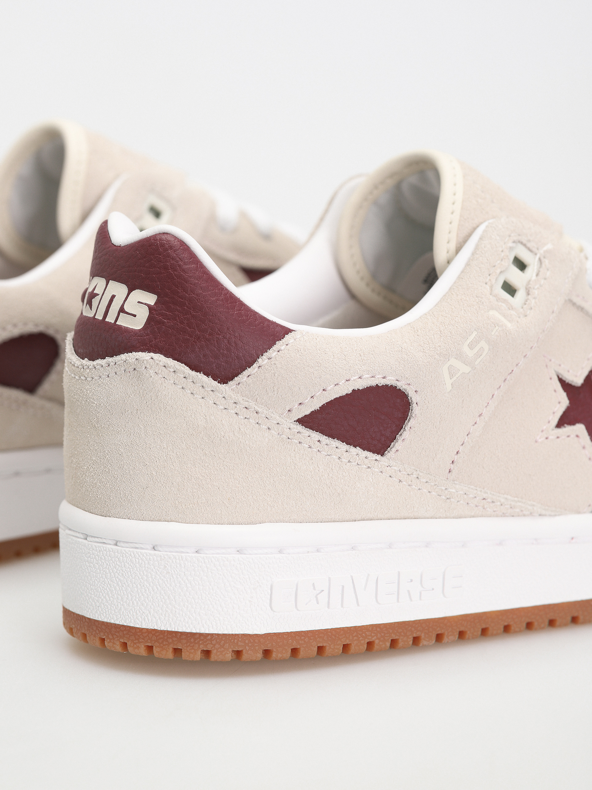 Converse AS 1 Pro Ox Shoes (egret/dark burgundy/gum)