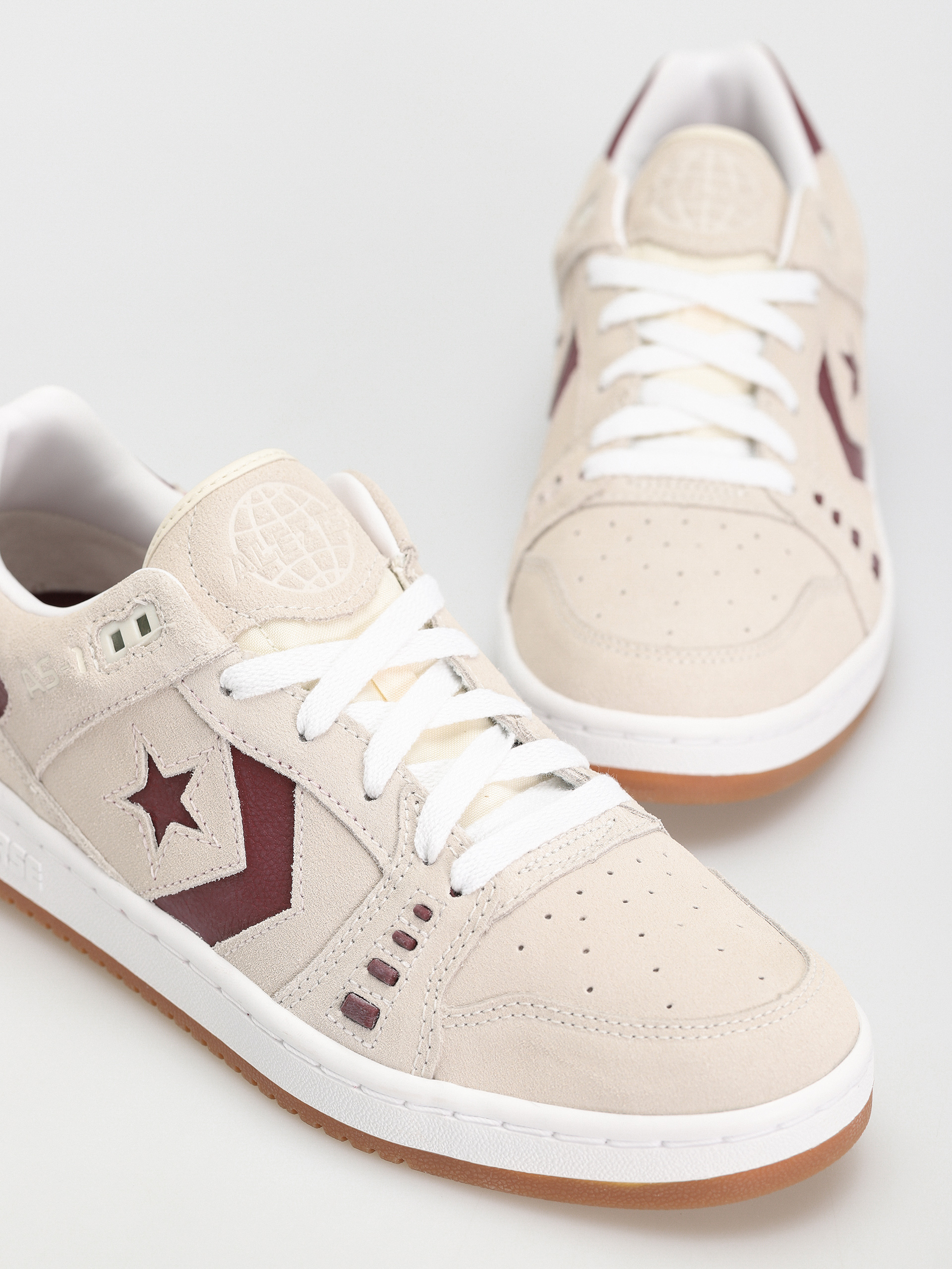 Converse AS 1 Pro Ox Shoes (egret/dark burgundy/gum)