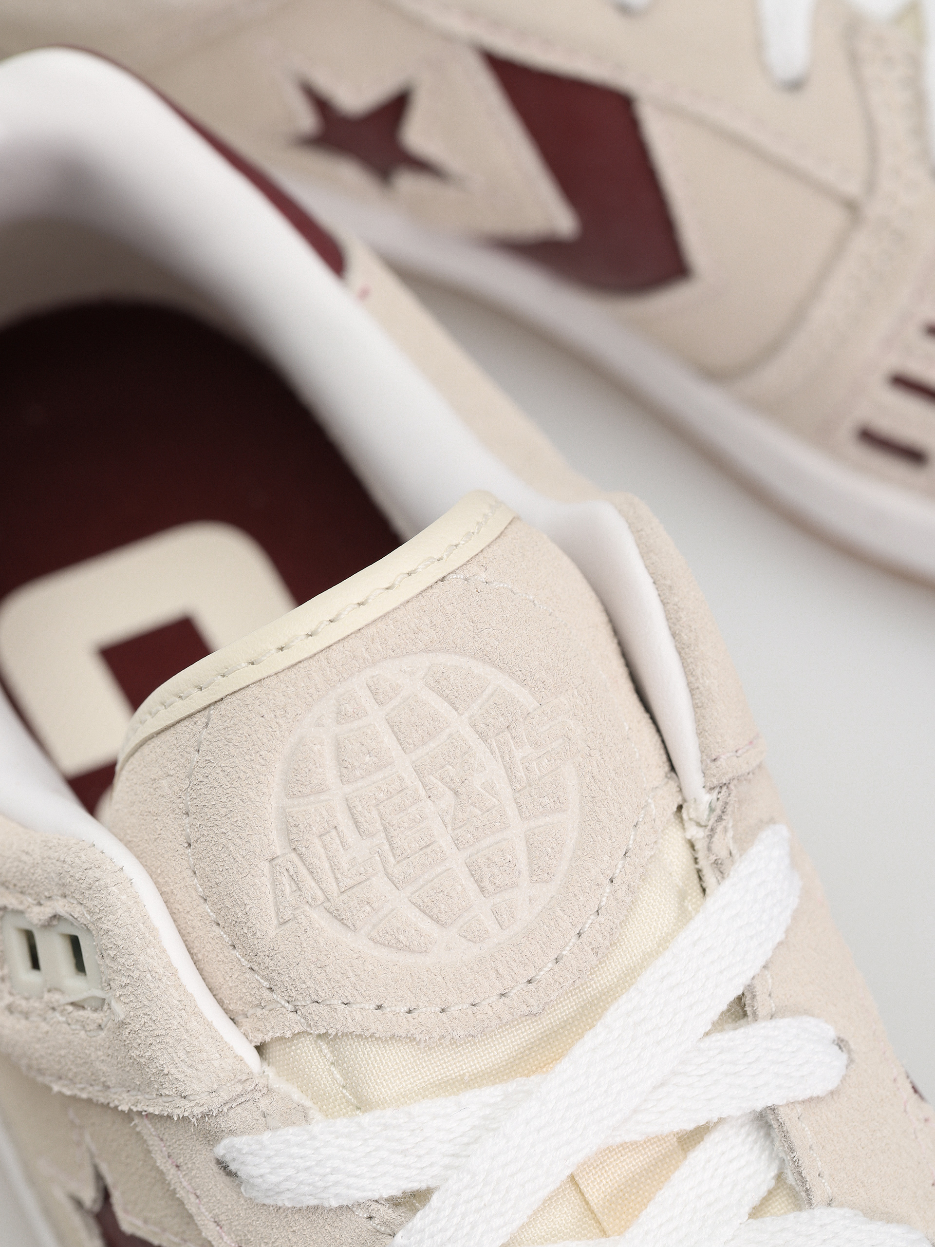 Converse AS 1 Pro Ox Shoes (egret/dark burgundy/gum)
