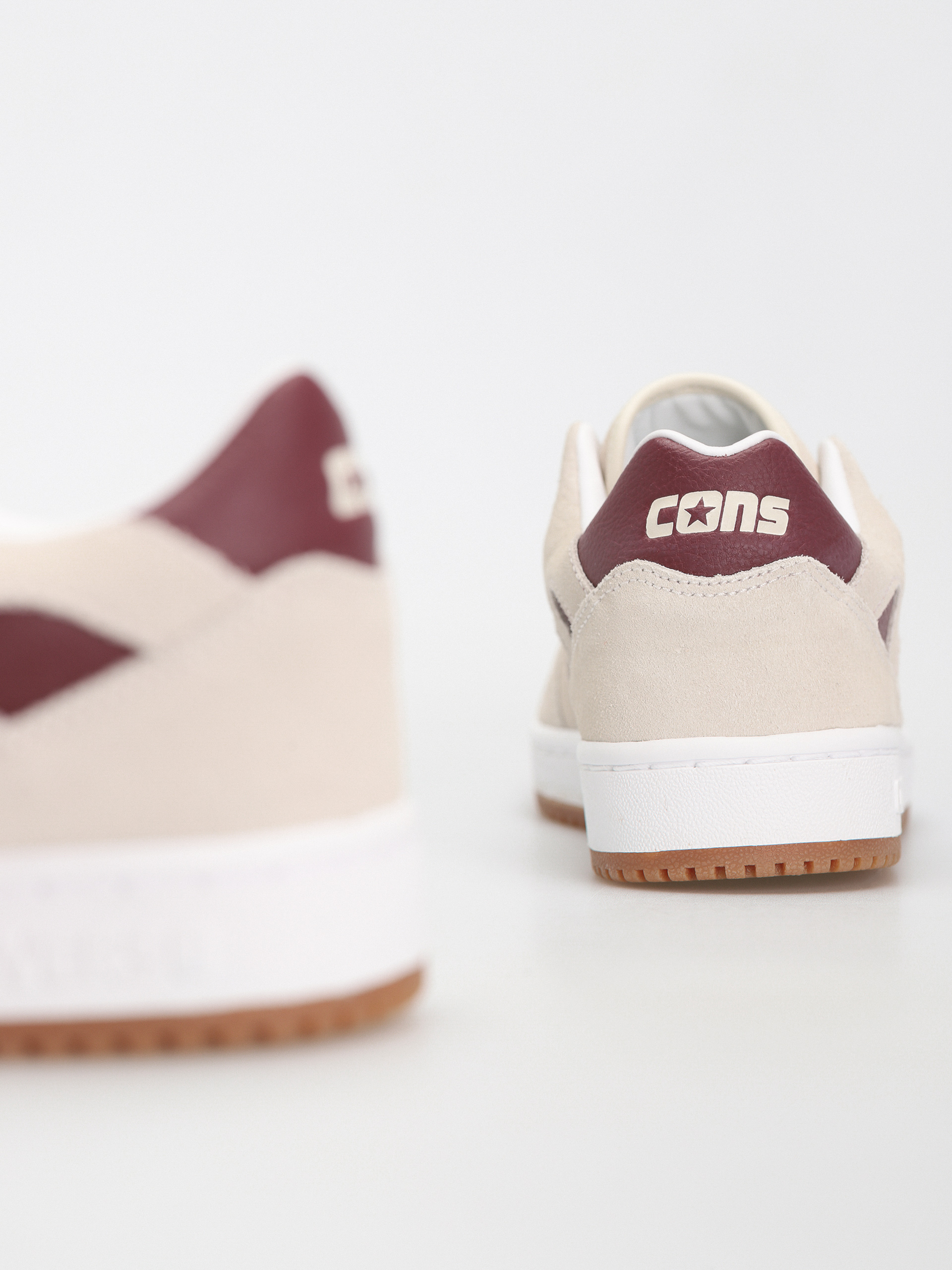 Converse AS 1 Pro Ox Shoes (egret/dark burgundy/gum)