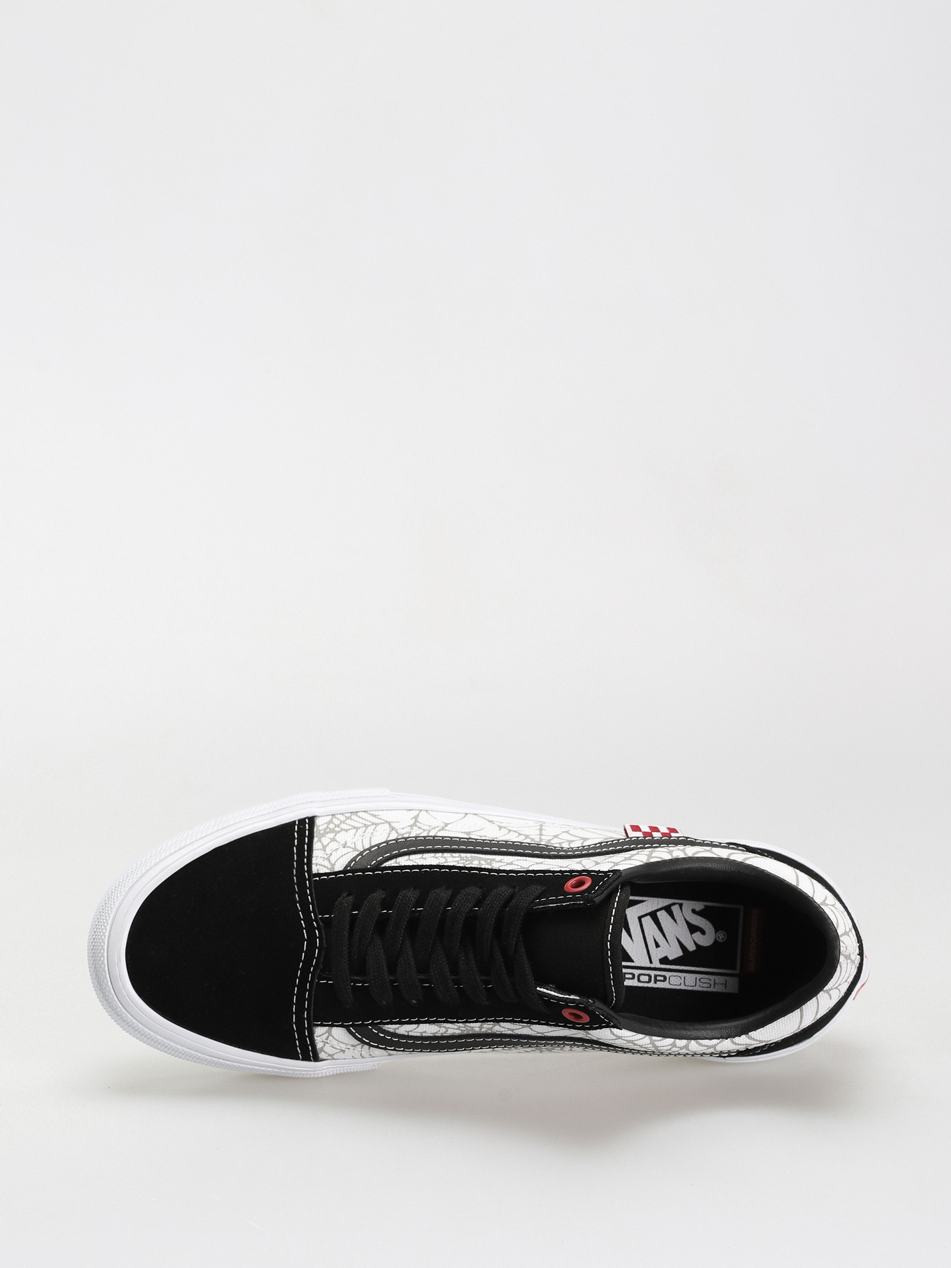 Vans Skate Old Skool Shoes (black widow spider black/white/red)