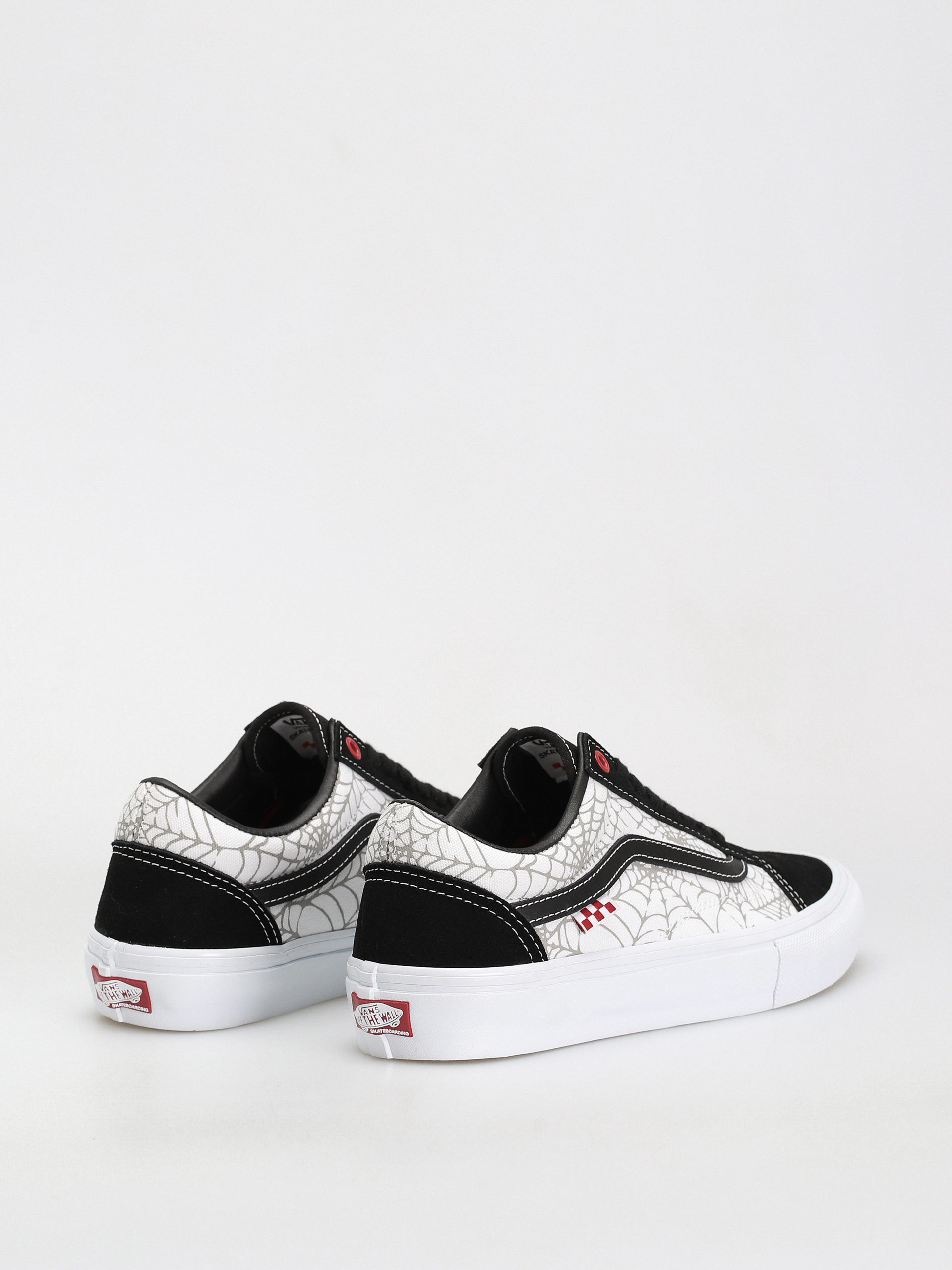 Vans Skate Old Skool Shoes (black widow spider black/white/red)