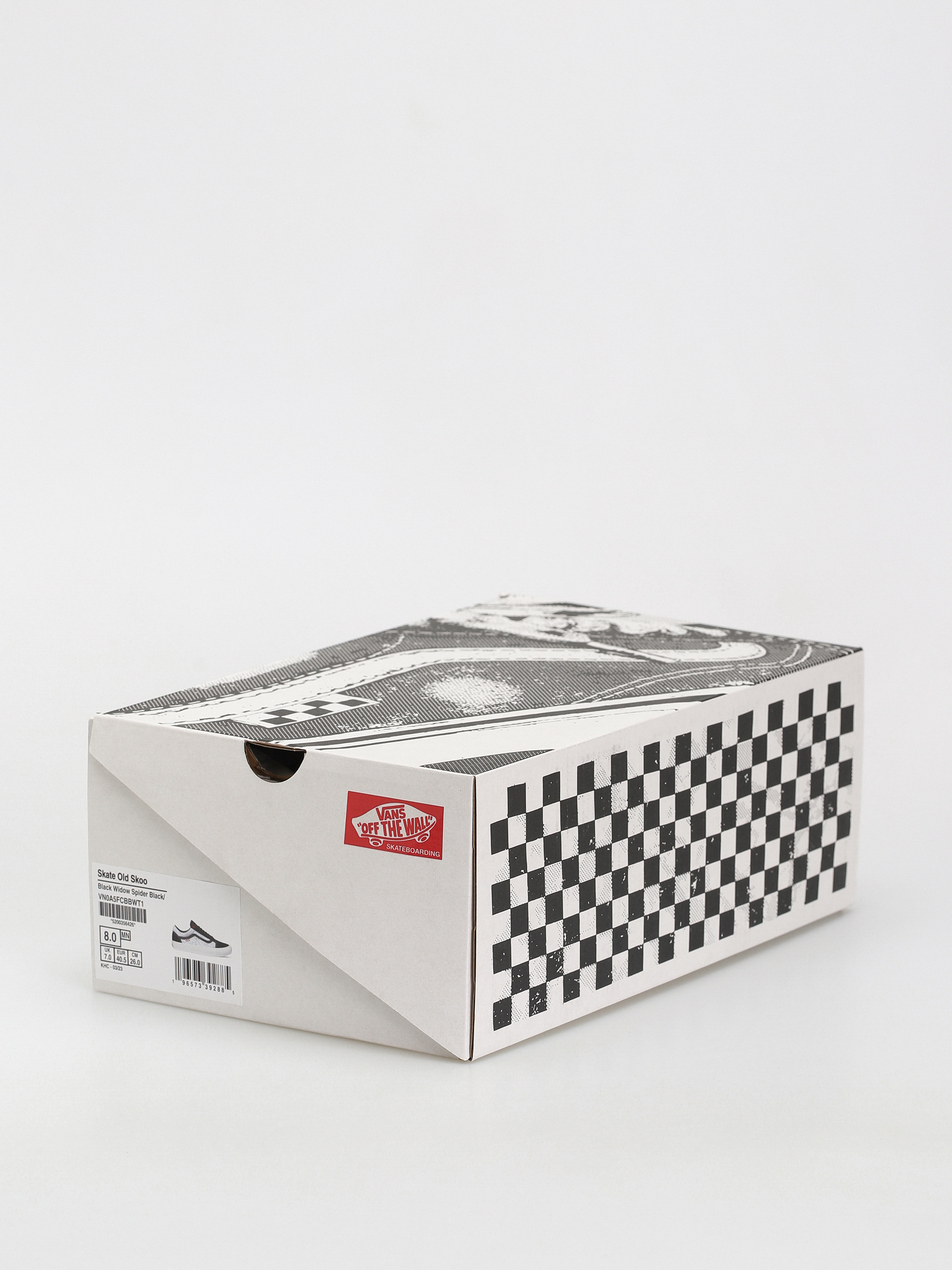 Vans Skate Old Skool Shoes (black widow spider black/white/red)