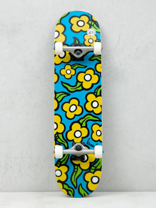 Krooked Skateboard Wild Style (blue/yellow/green)