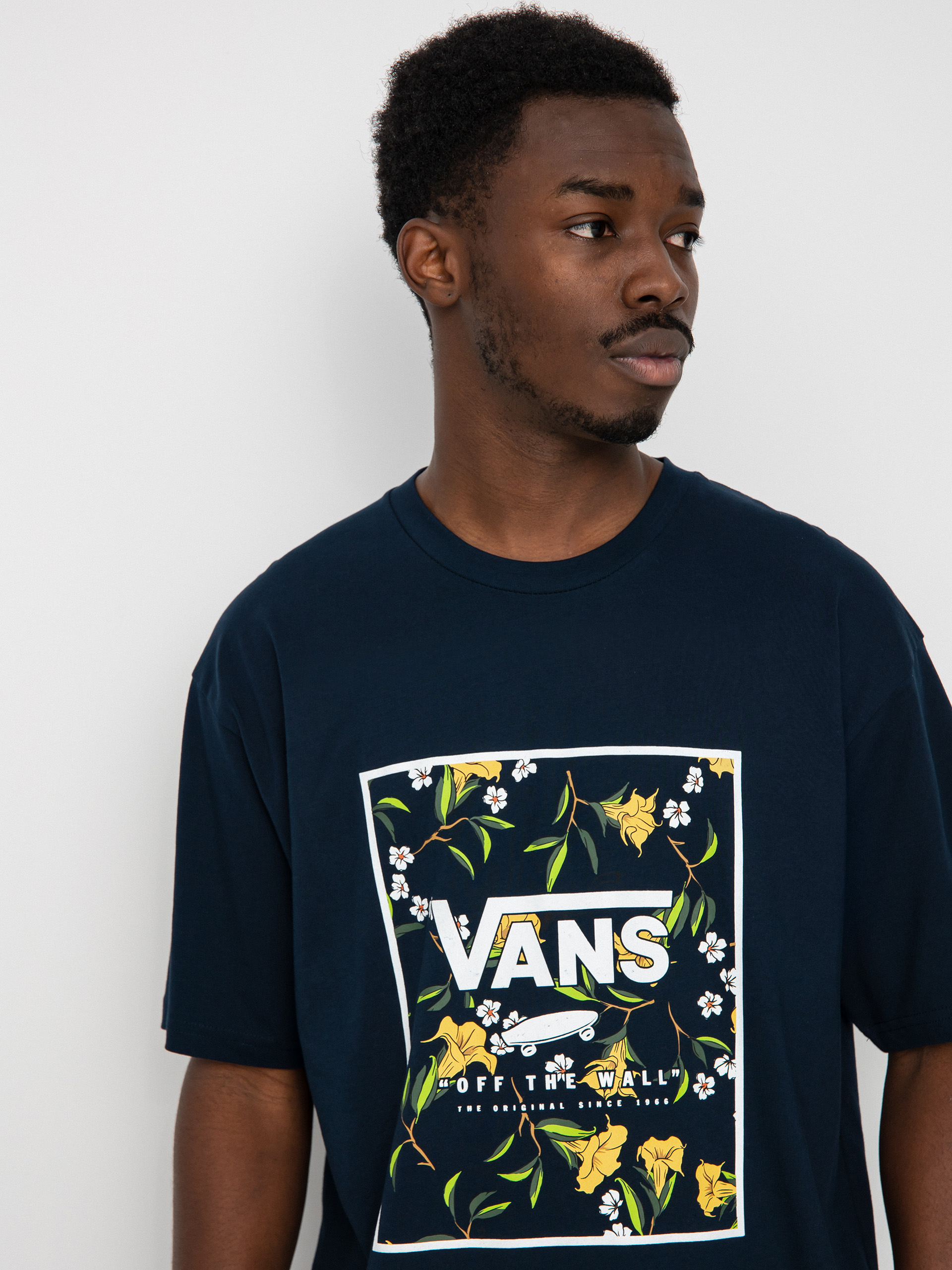 Vans Classic Print Box T-shirt (navy/gold fusion)