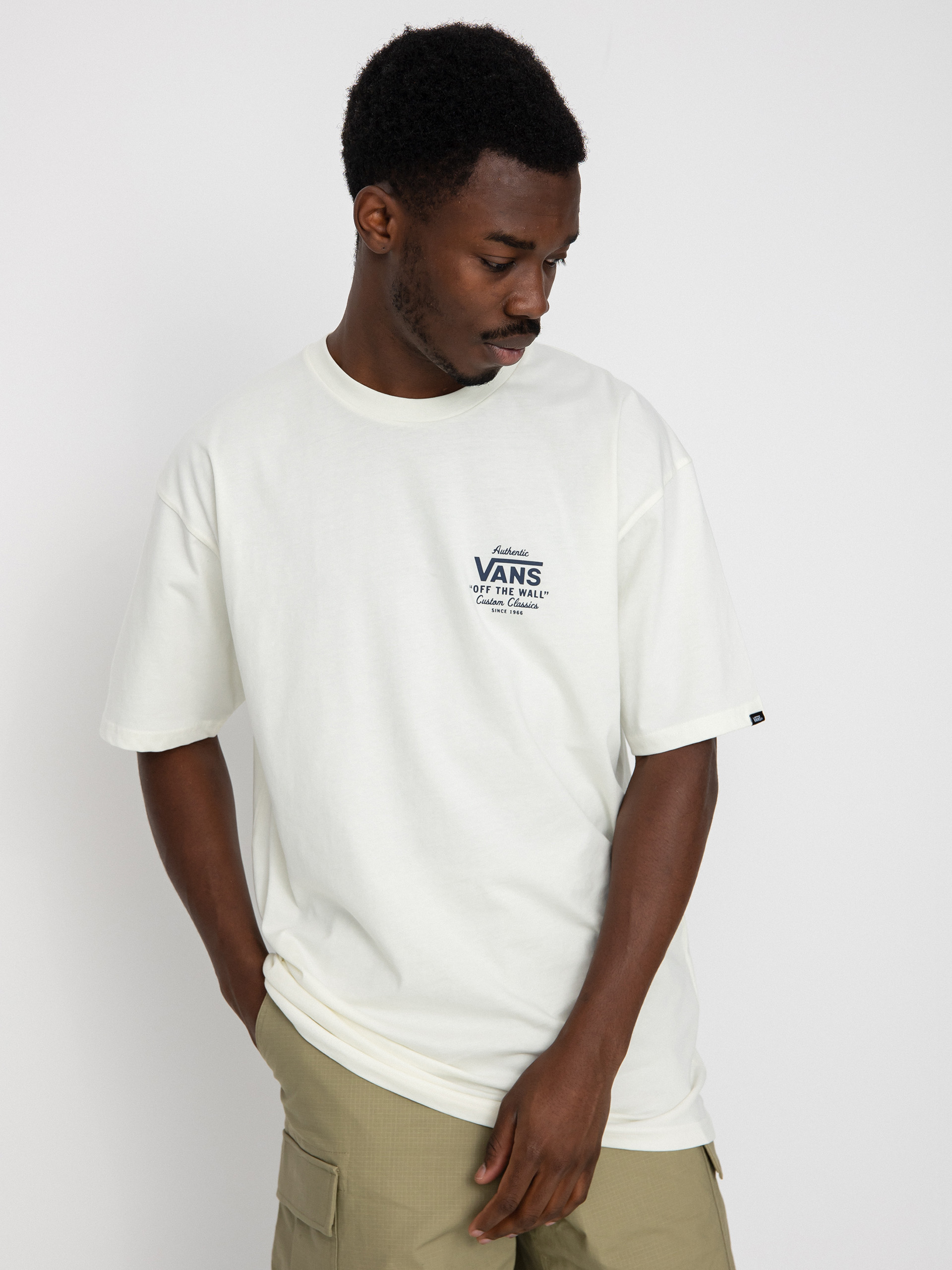 Vans Holder St Classic T-Shirt (marshmallow/dress blues)