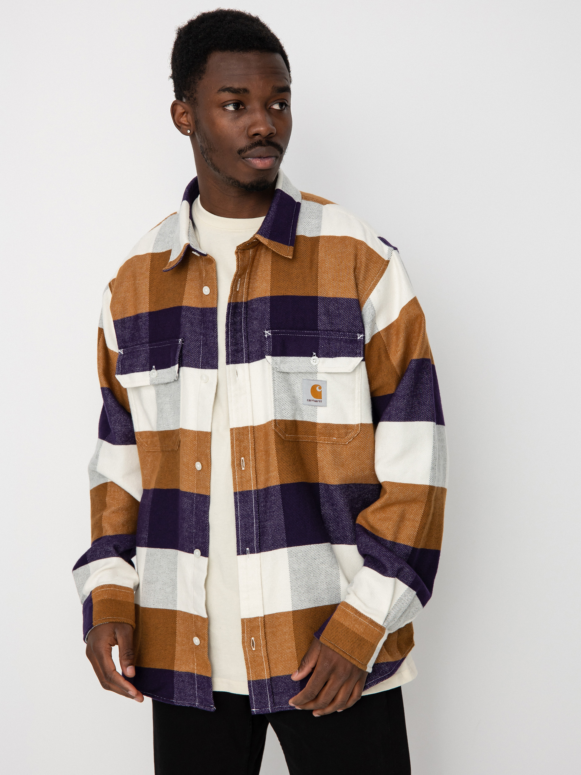 Carhartt WIP Lyman Shirt (lyman check cassis)