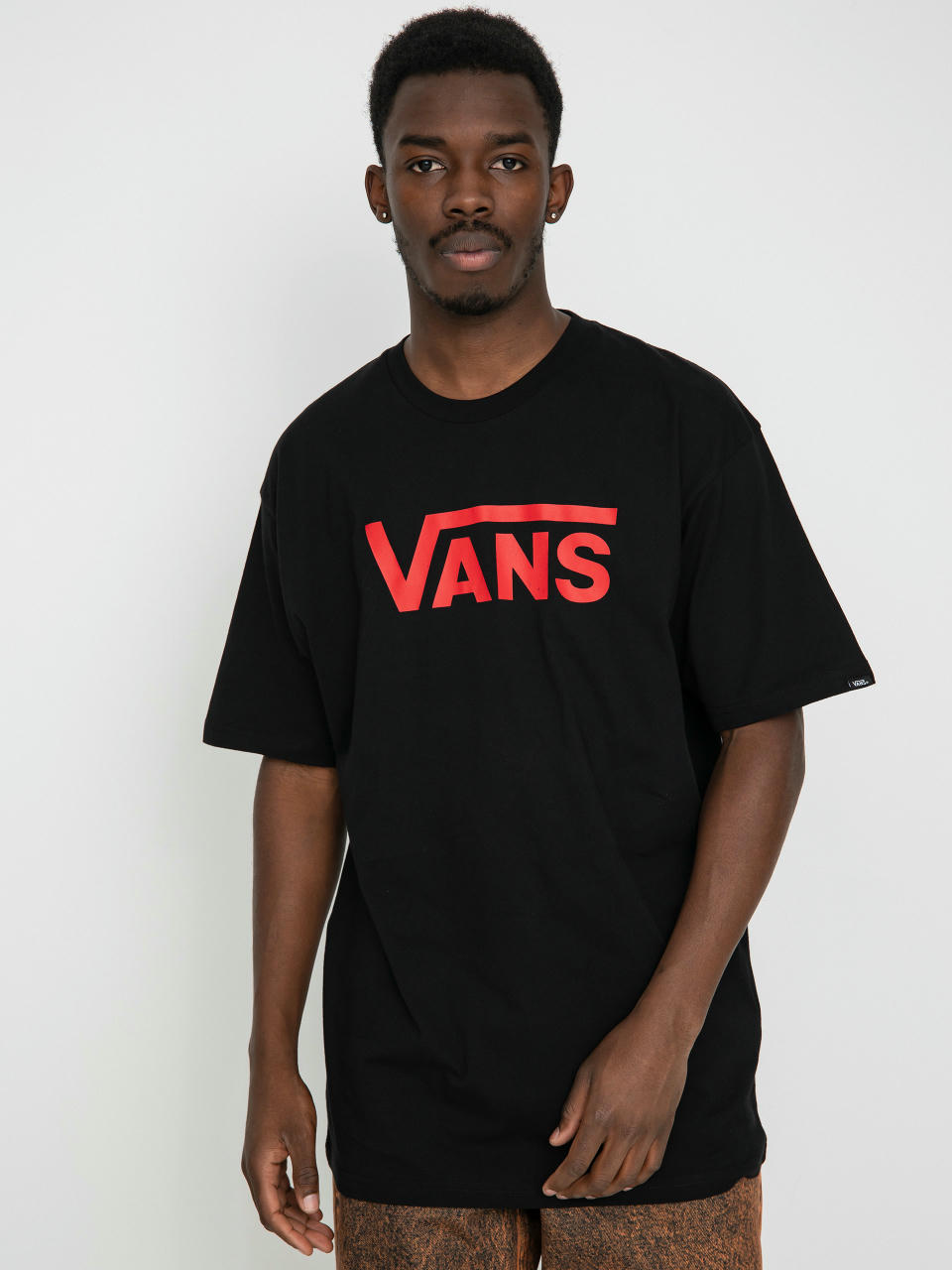 Vans Classic T Shirt Blackreinvent Red 