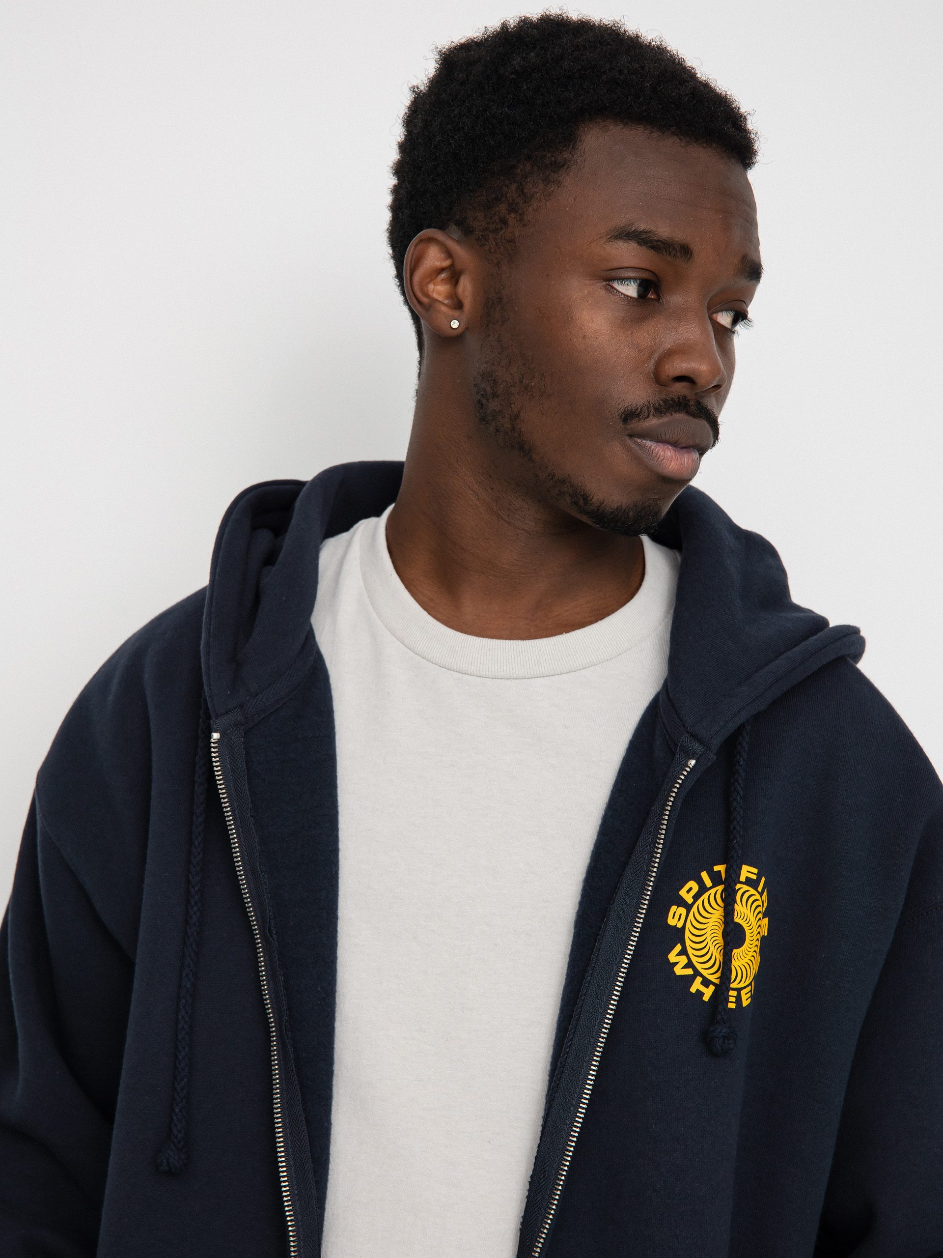 Navy and gold hoodie online