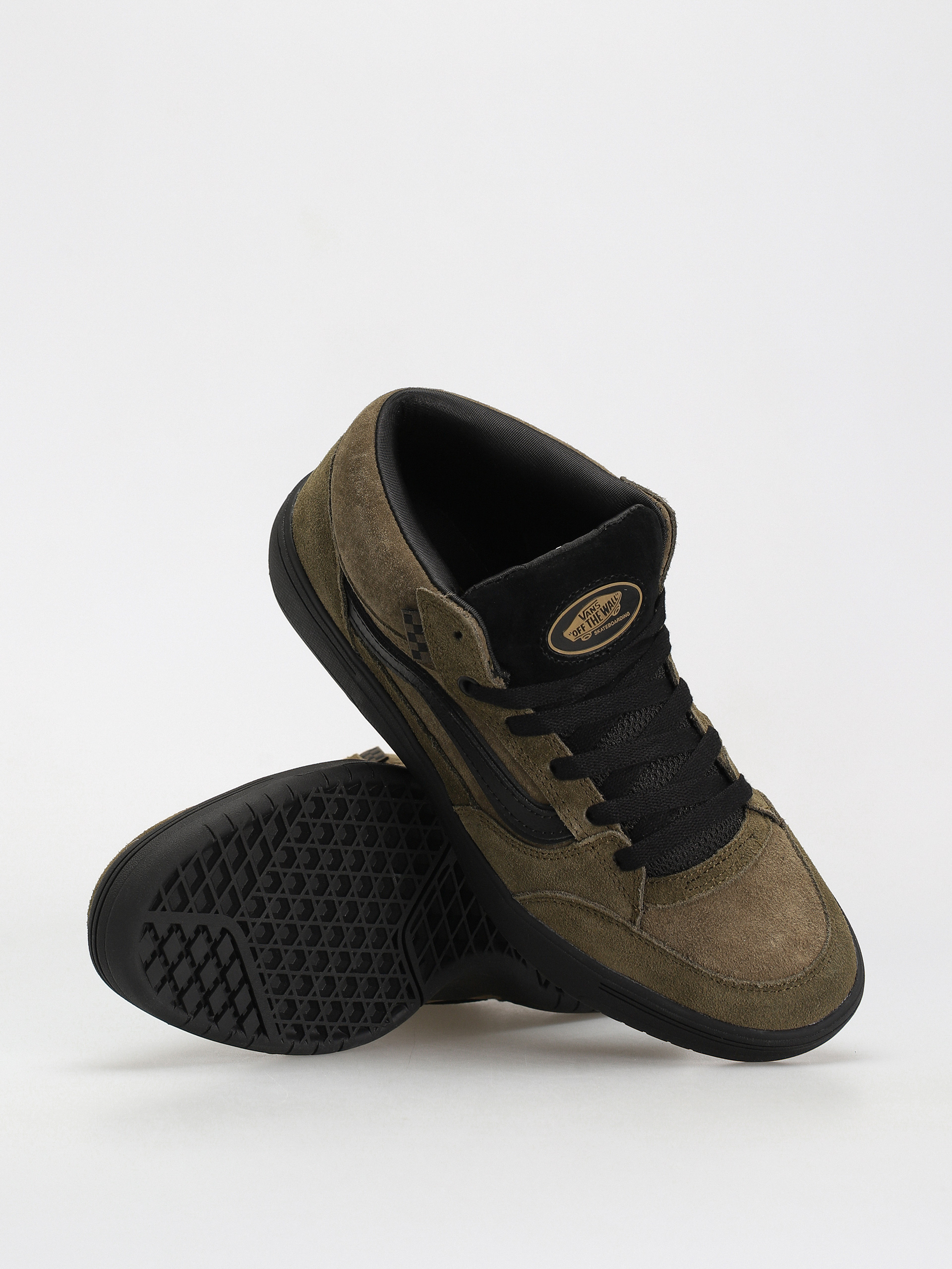 Vans Zahba Mid X Beatrice Domond Shoes (dark olive)