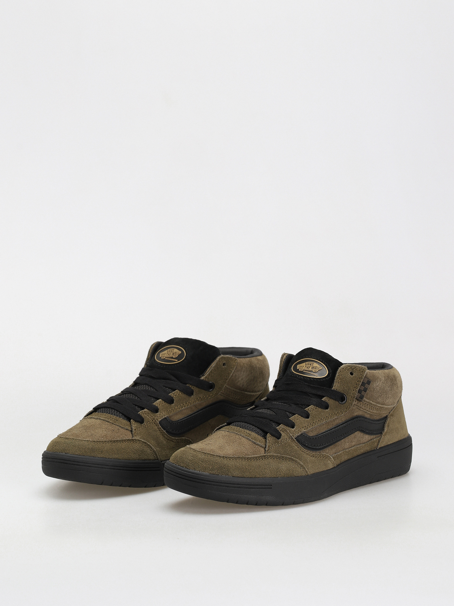 Vans Zahba Mid X Beatrice Domond Shoes (dark olive)