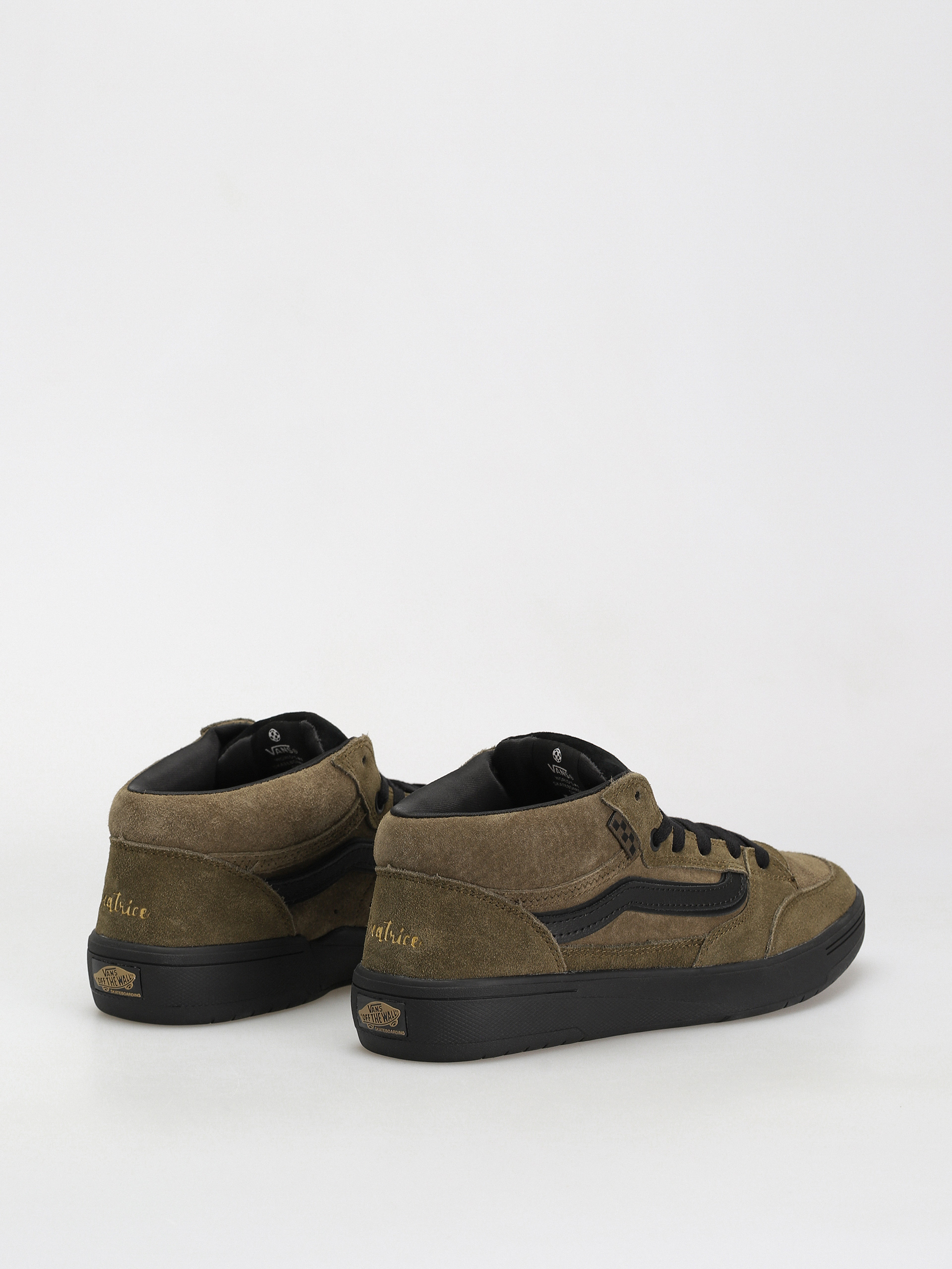 Vans Zahba Mid X Beatrice Domond Shoes (dark olive)