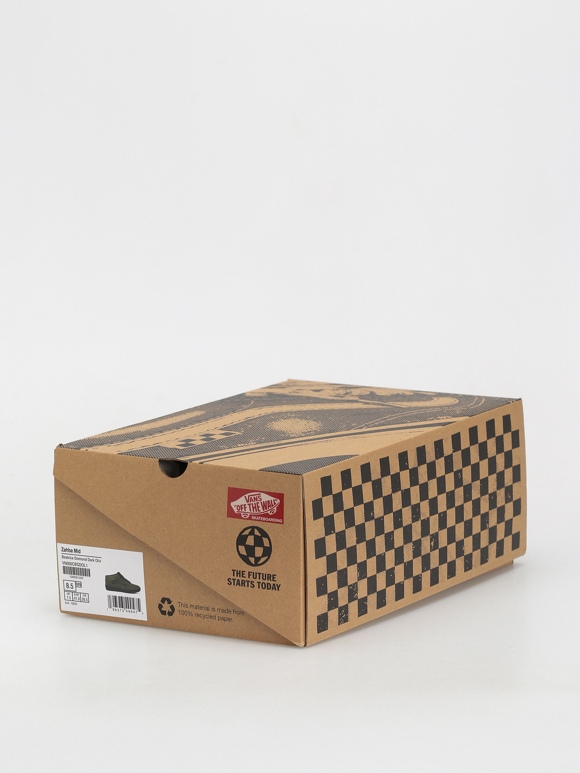Vans Zahba Mid X Beatrice Domond Shoes (dark olive)