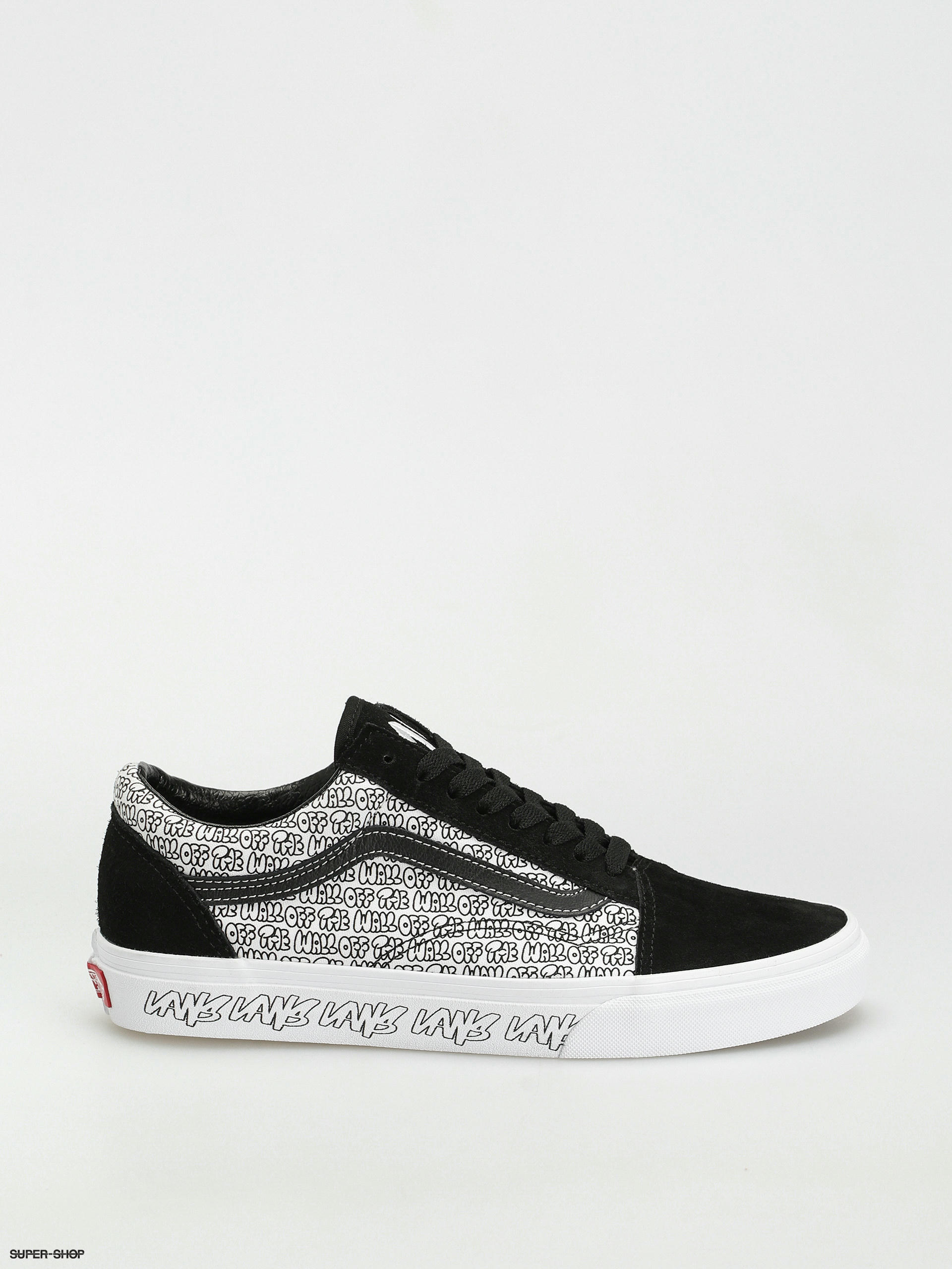 Vans on sale snake white