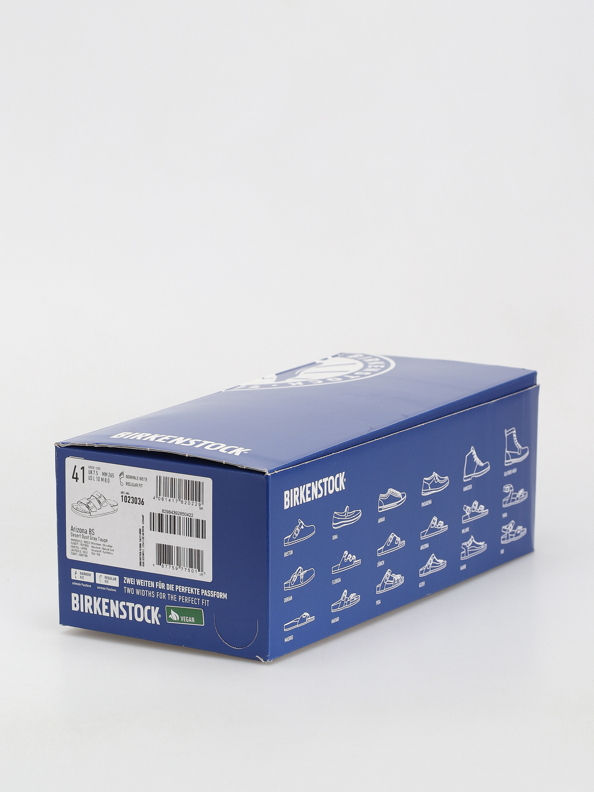 Birkenstock Arizona Microfibre Regular Flip-flops (desert dust gray taupe)