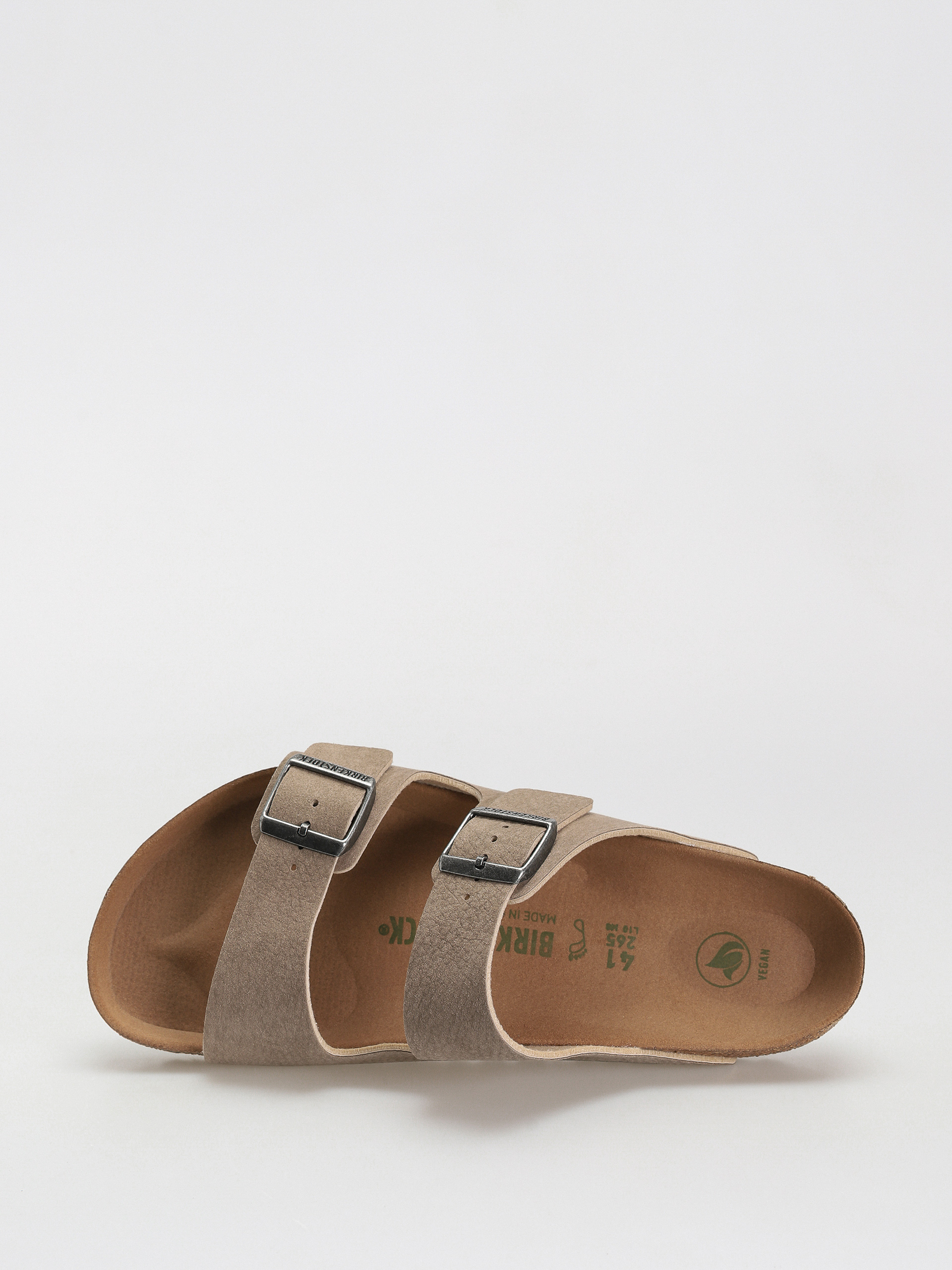 Birkenstock Arizona Microfibre Regular Flip-flops (desert dust gray taupe)