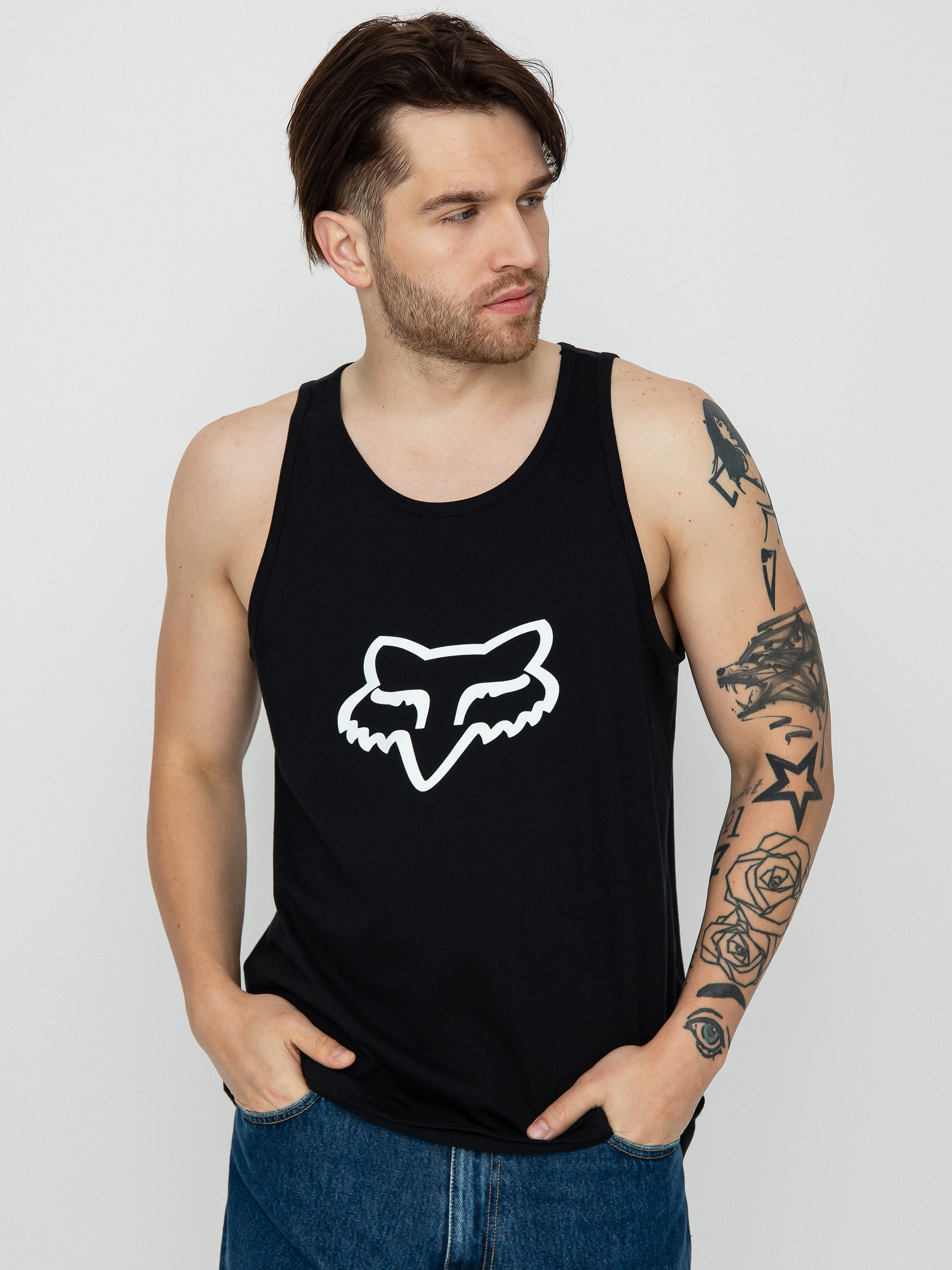 Fox head Tank top (black)