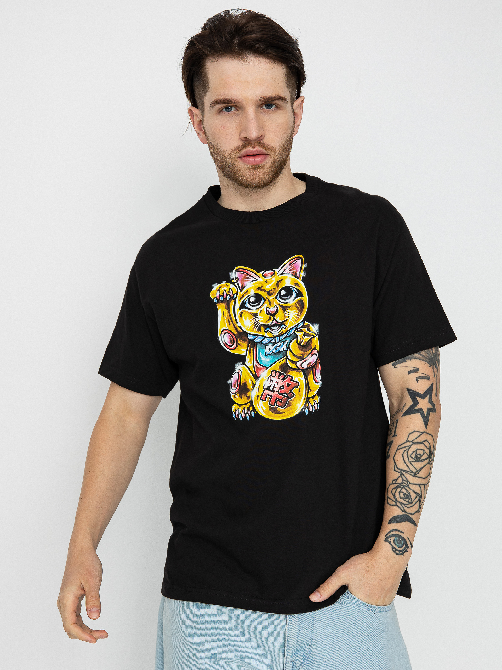 DGK Golden Cat T-shirt (black)