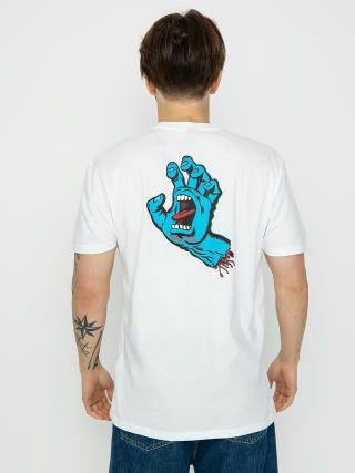 Santa Cruz Screaming Hand Chest T-shirt (white)