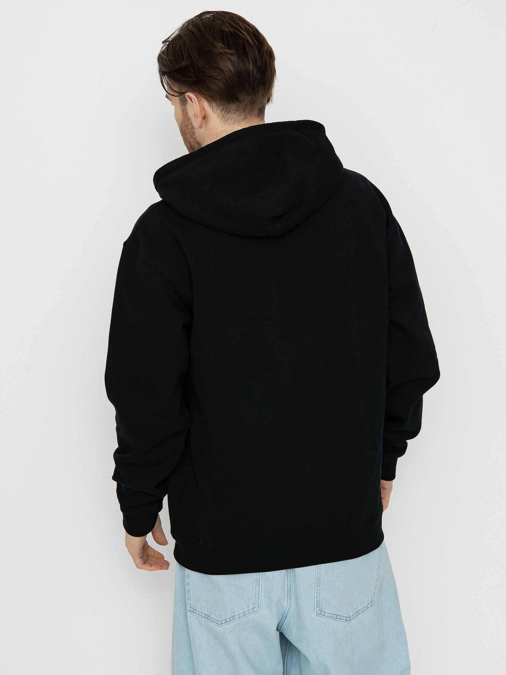 Antihero Tent City HD Hoodie (black w/photo print)