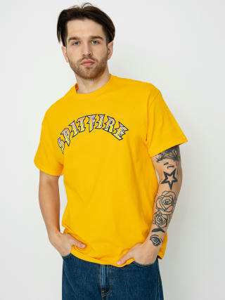 Spitfire Old E Fade Fill T-shirt (gold w/red to gold fade print)