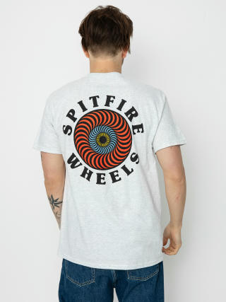 Spitfire Og Classic Fill T-shirt (ash w/multi color prints)