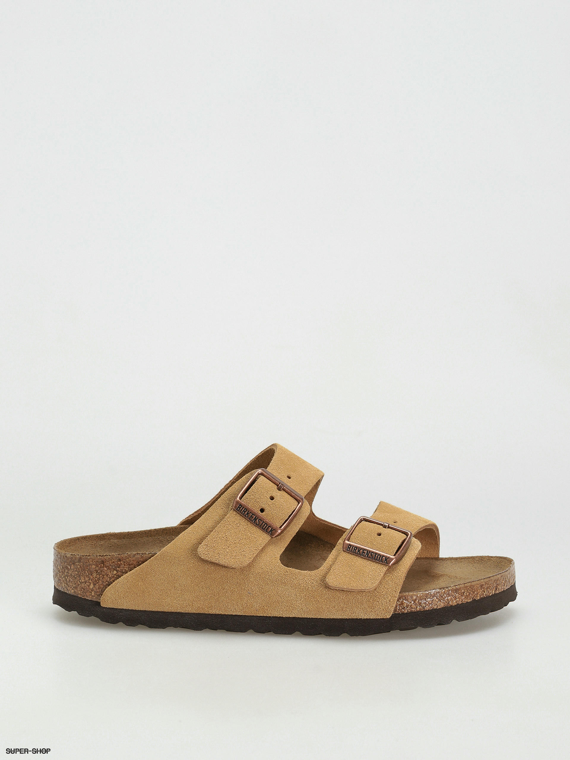 Birkenstock Arizona Soft-Footbed Sandal Mink Suede Leather | Birkenstock &  More