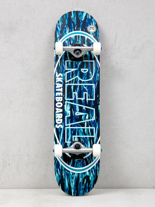 Real Stealth Ovals Skateboard (black/blue)