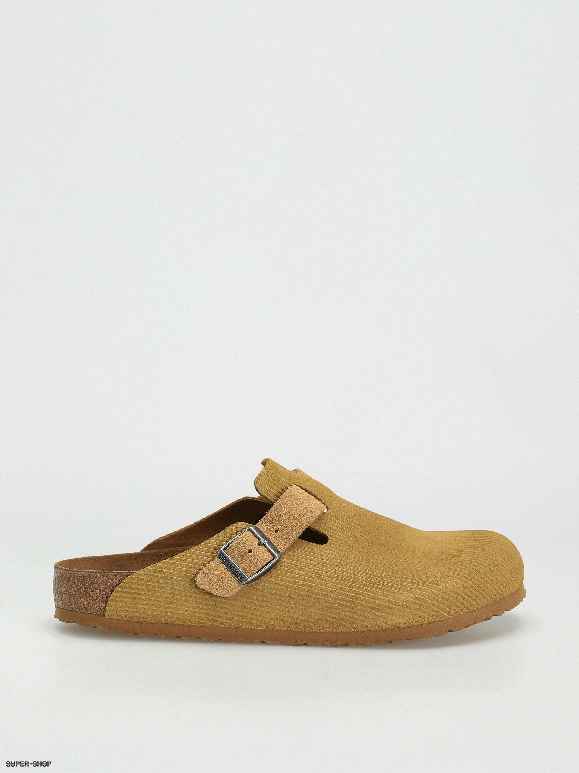 Birkenstock Boston Suede Regular Flip-flops (mink)