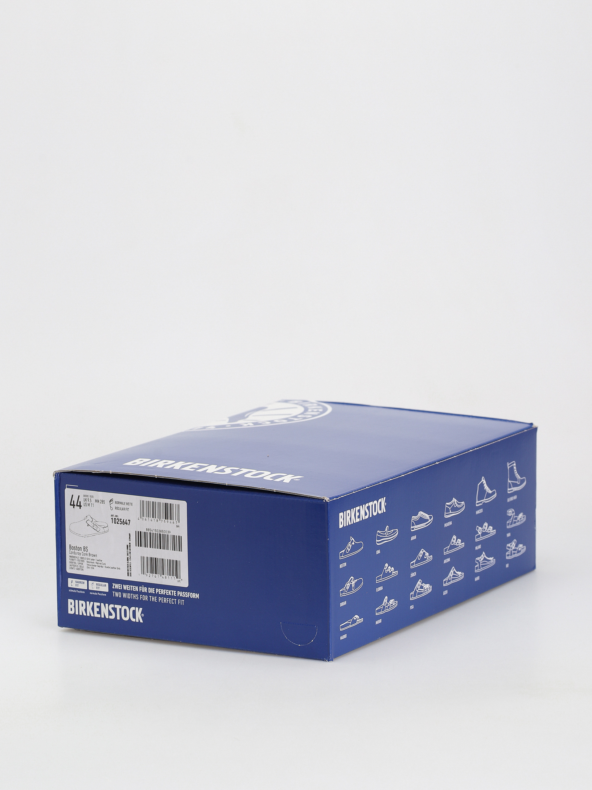 Birkenstock Boston Suede Embossed Regular Flip-flops (corduroy cork brown)