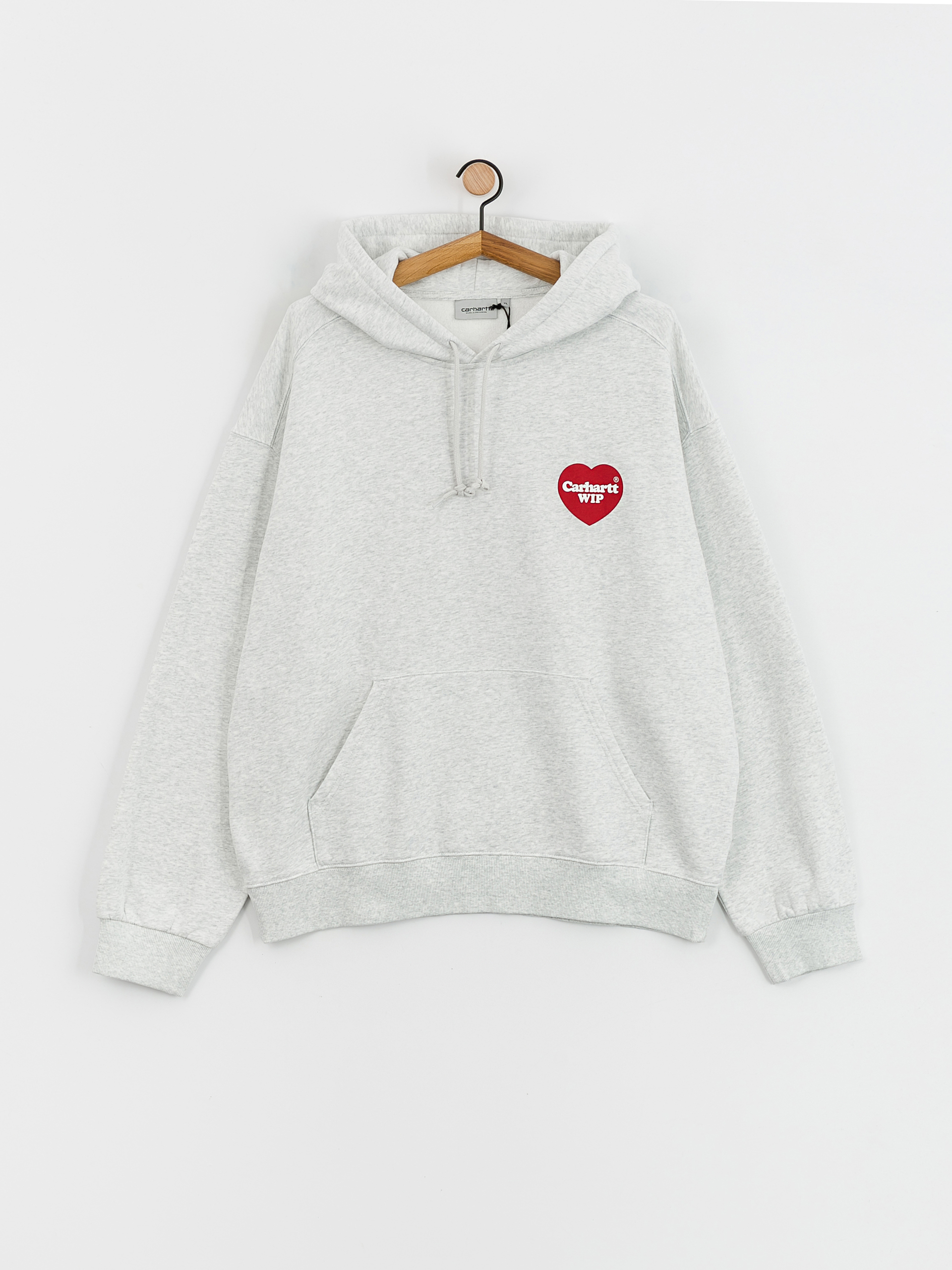 Carhartt WIP Heart HD Hoodie - grey (ash heather)