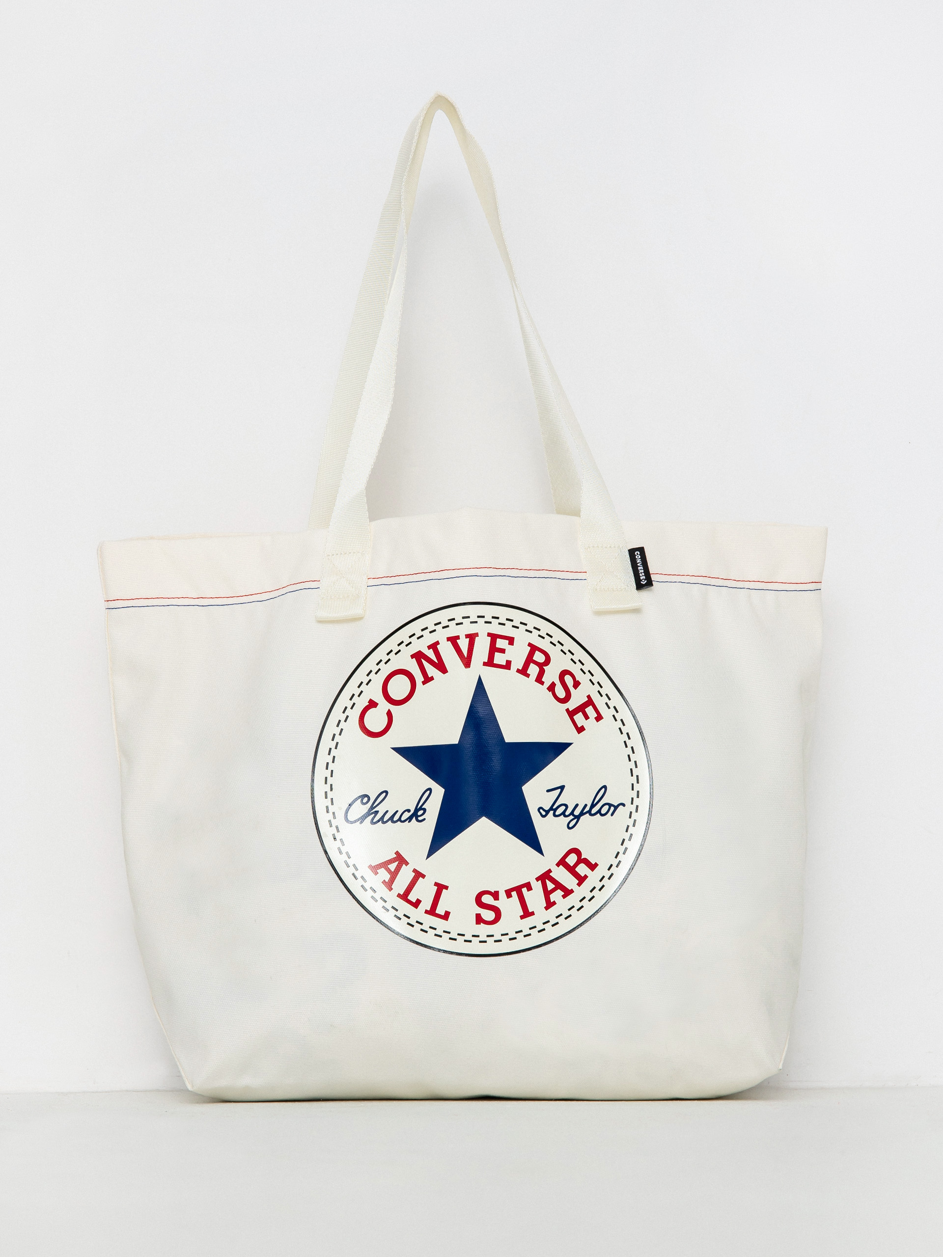 Converse Canvas Tote Bag (egret/converse blue)