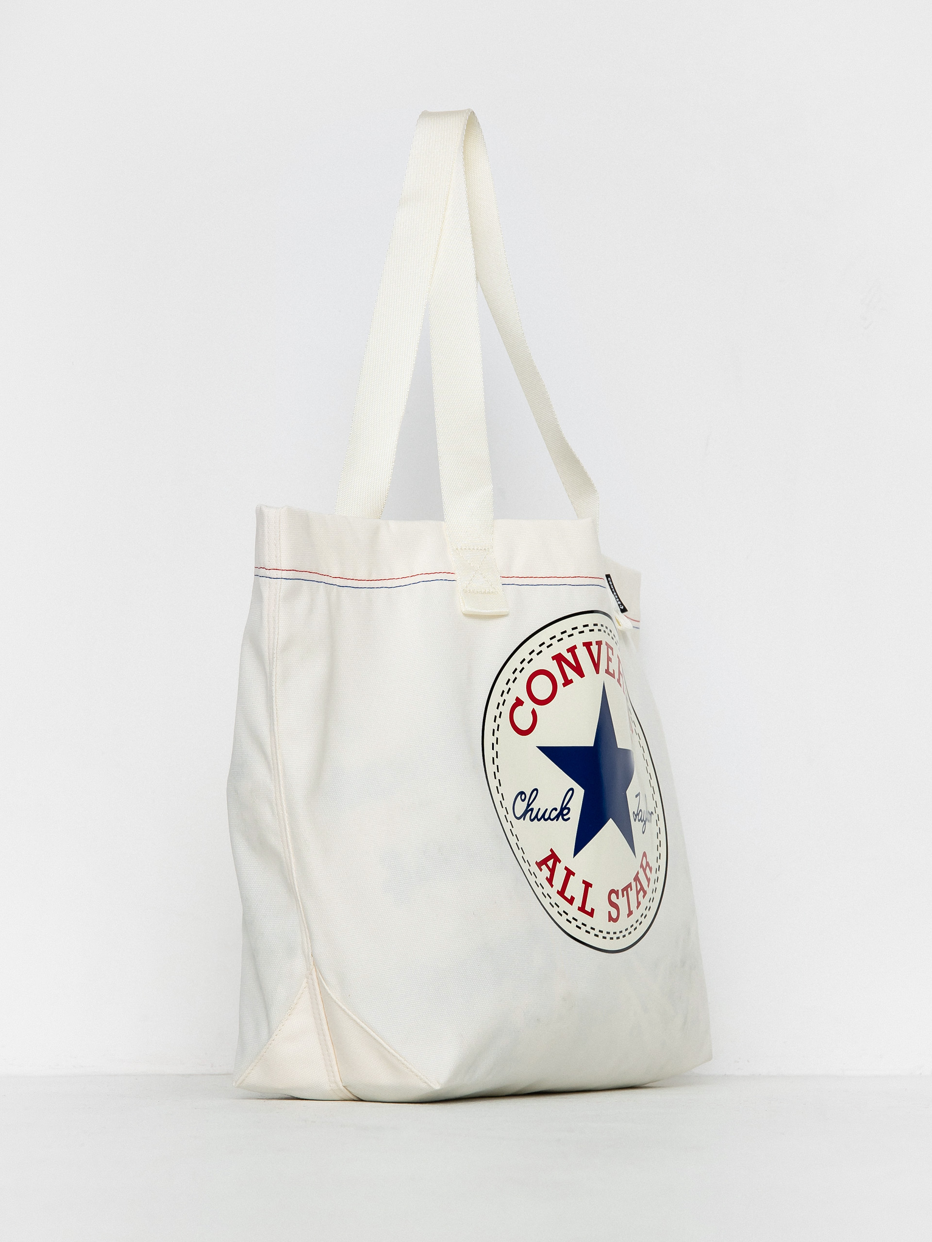 Converse Canvas Tote Bag (egret/converse blue)